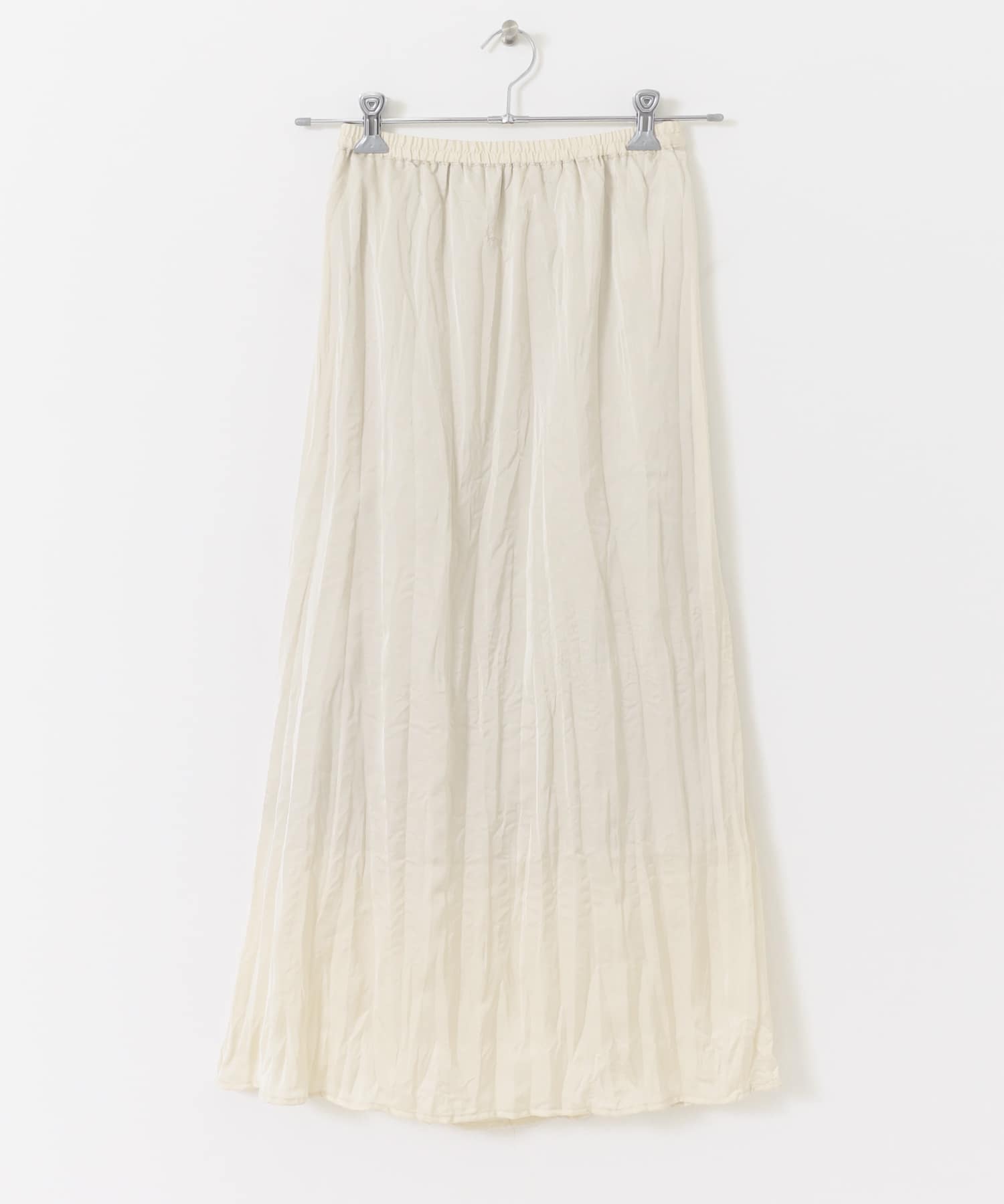 クリンクルスカート IVORY one