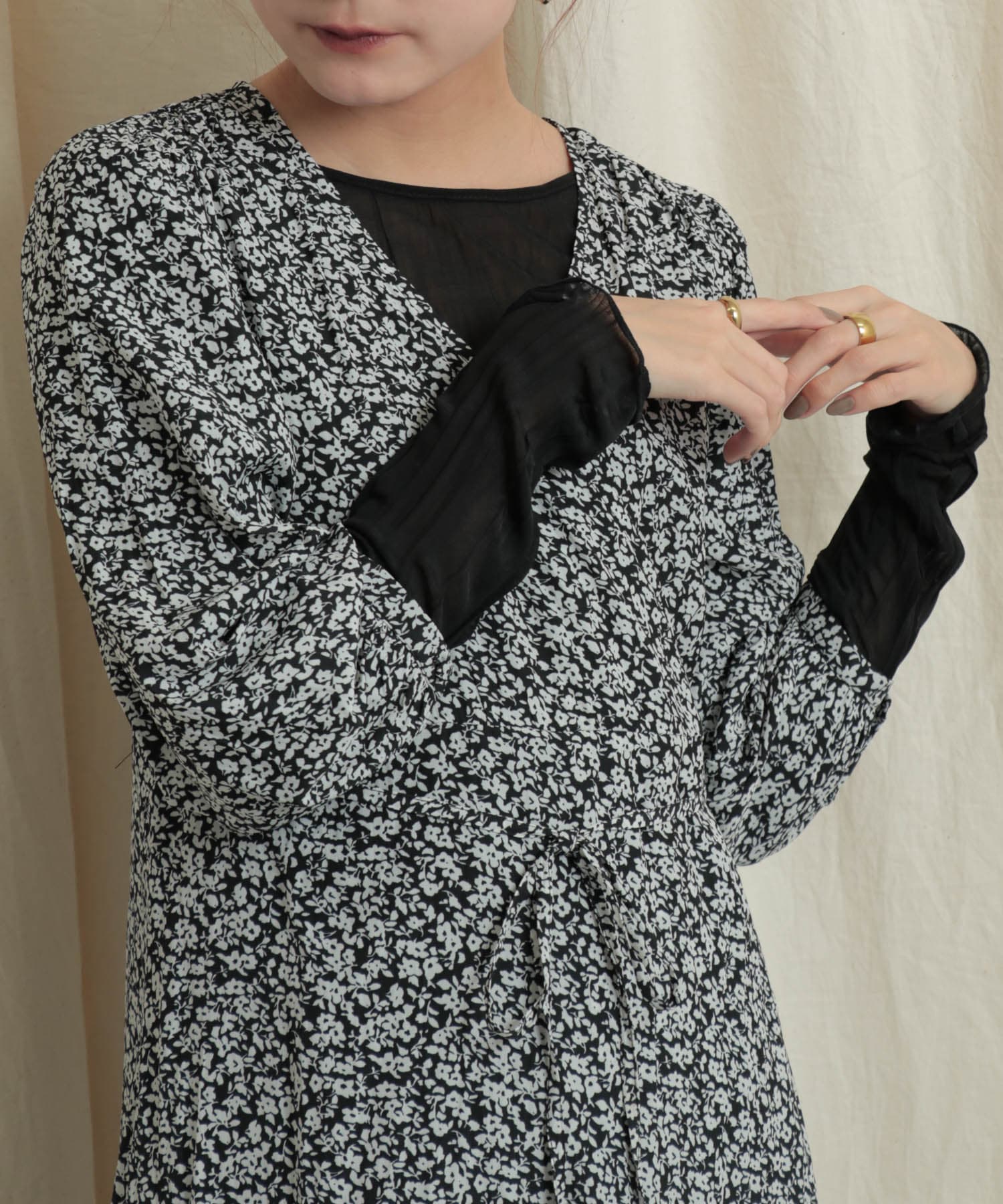 身長：162cm サイズ：one