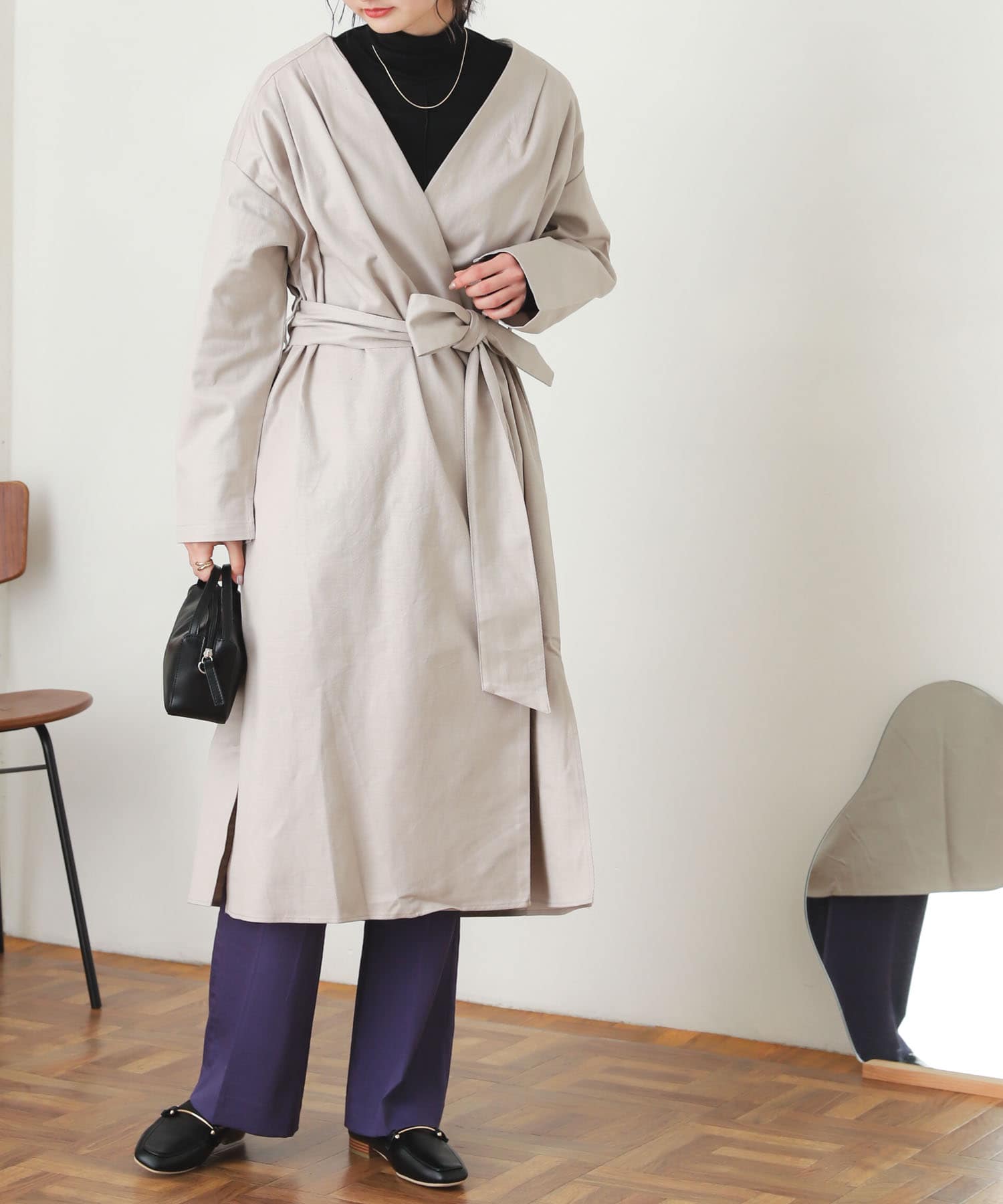 TICCA×URBAN RESEARCH　ガウンコート ロングガウンコート(FREE beige): アウター｜URBAN RESEARCH公式