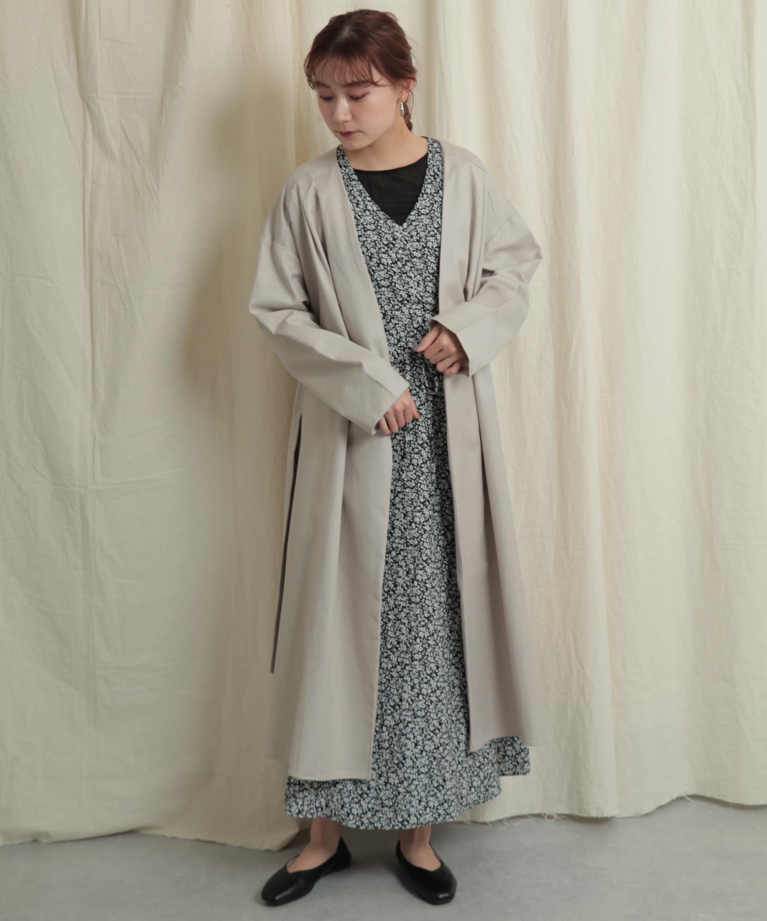 ガウンアウター GREIGE one