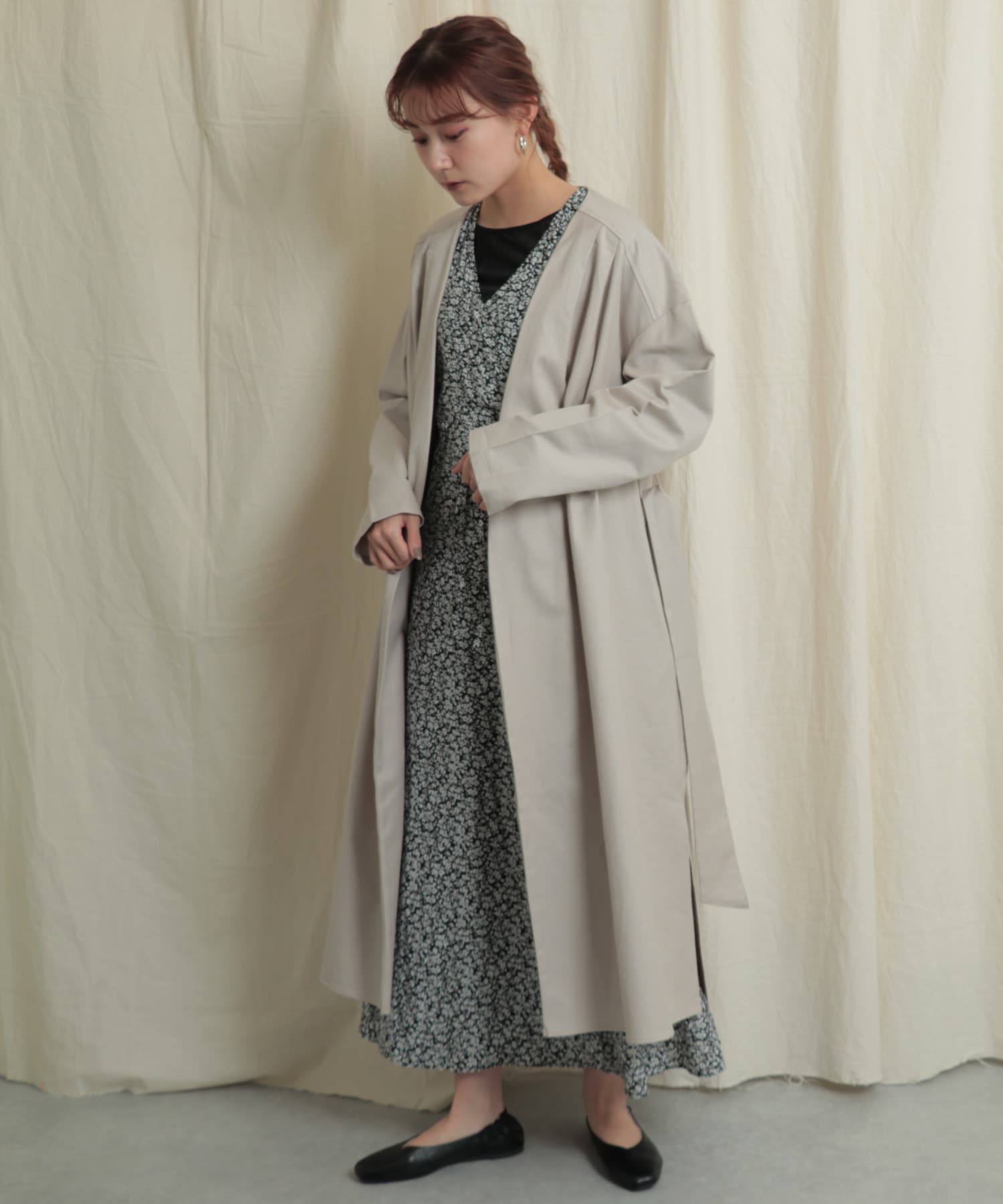 ガウンアウター GREIGE one