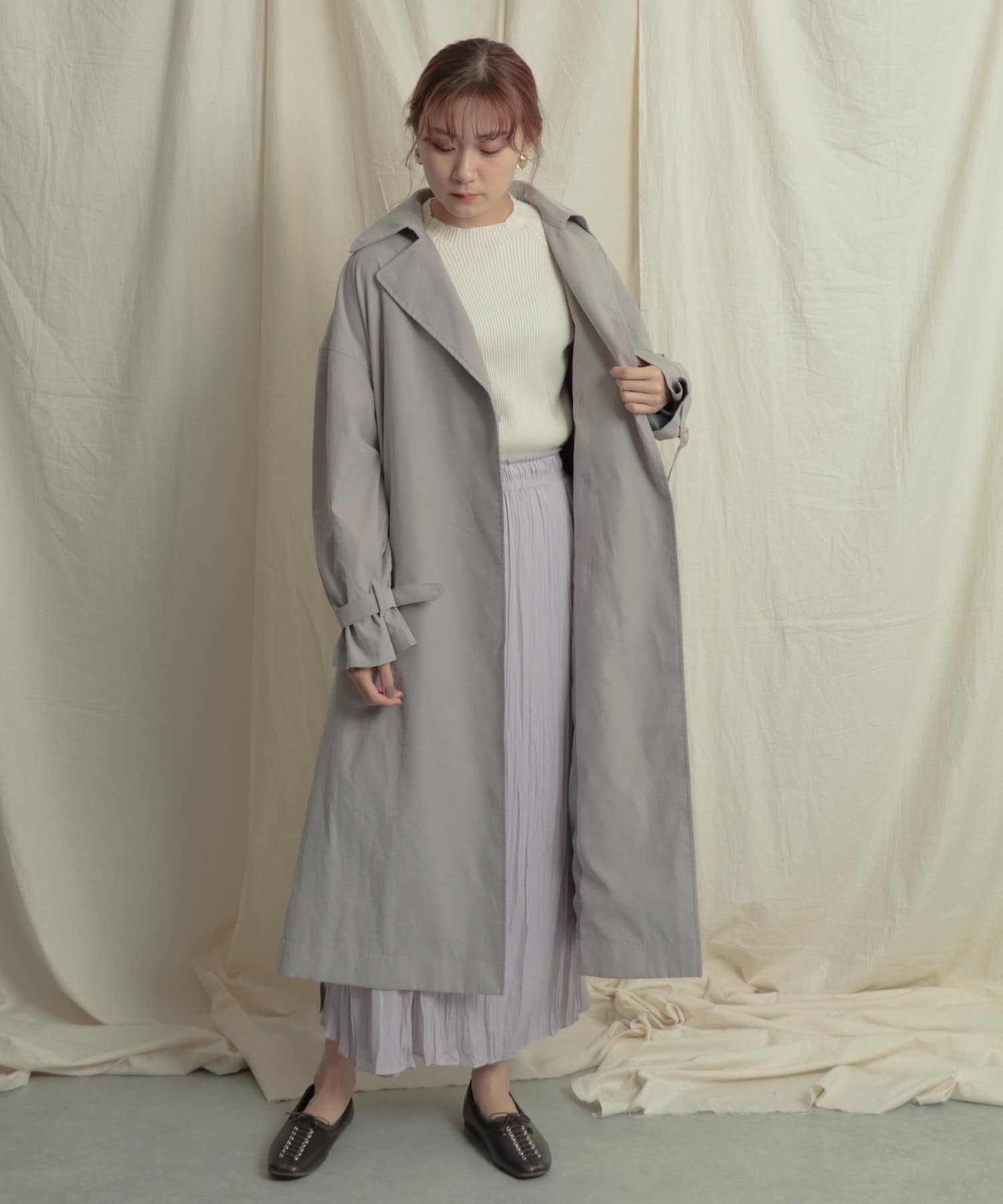 身長：162cm サイズ：one