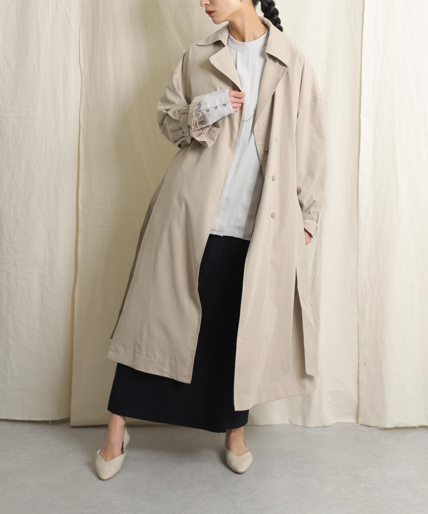 身長：168cm サイズ：one