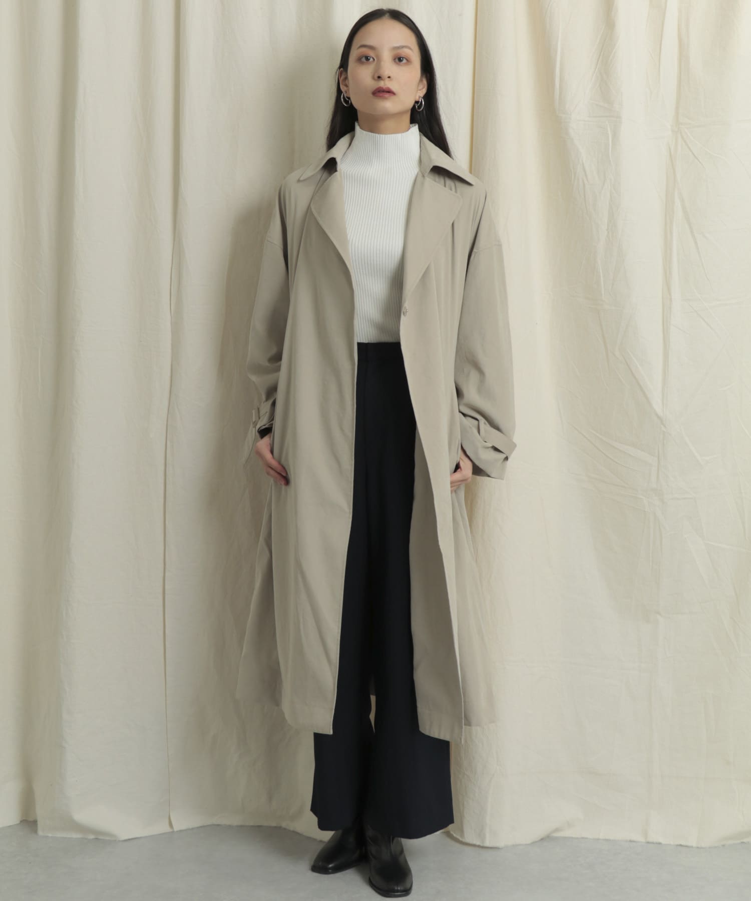 身長：168cm サイズ：one