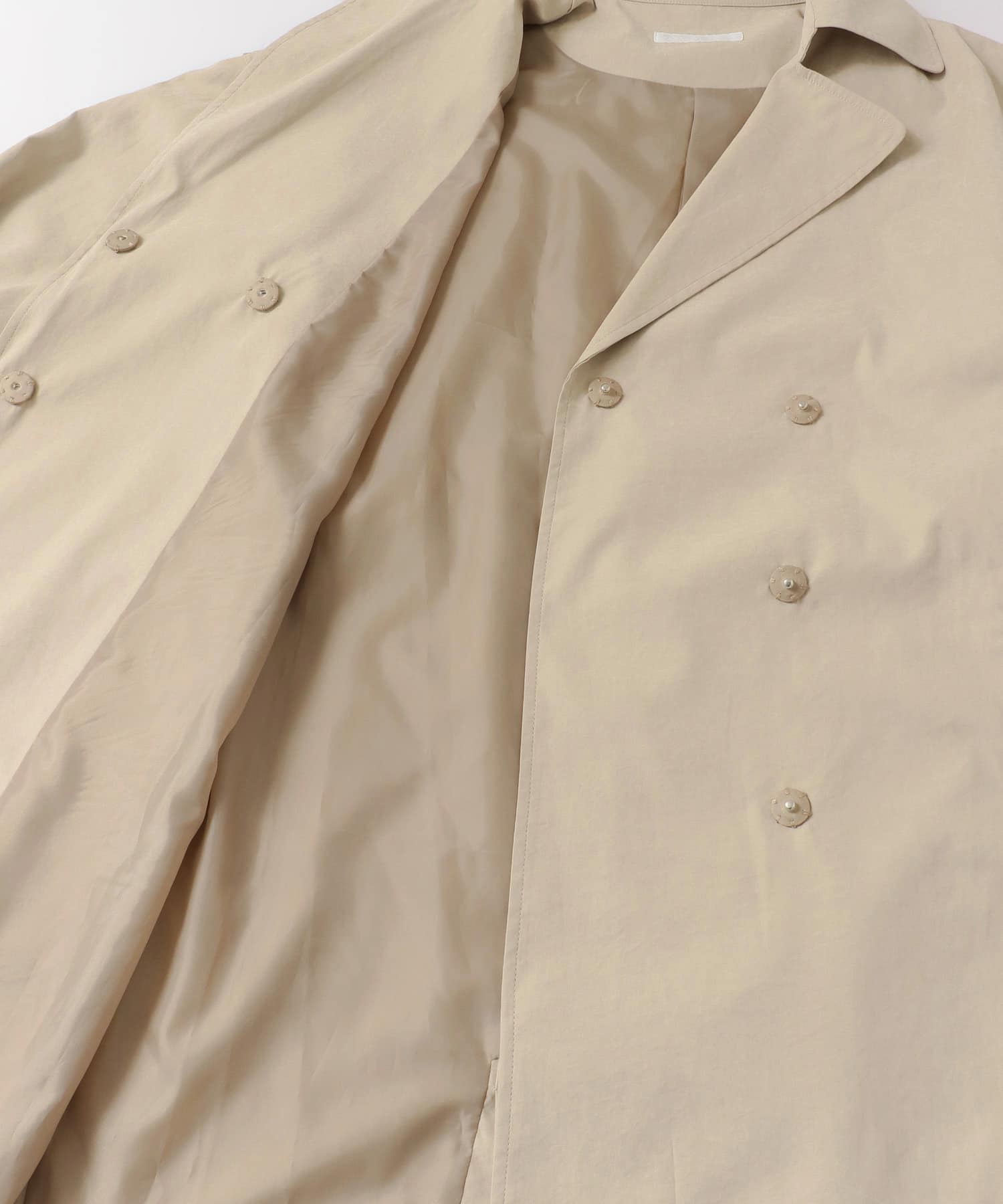 ボリュームスリーブトレンチコート BEIGE one