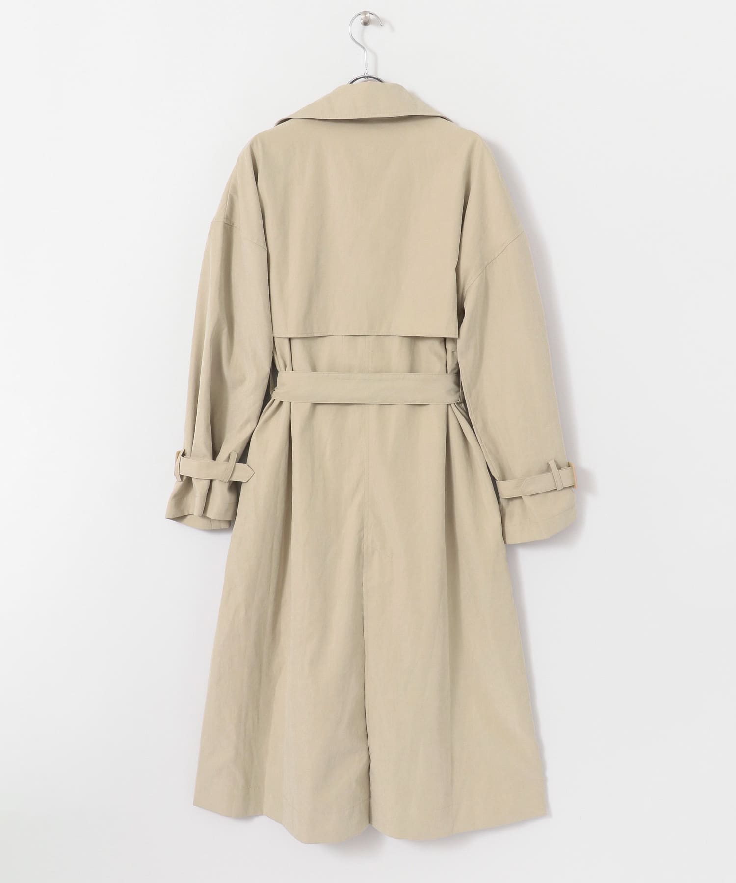 ボリュームスリーブトレンチコート BEIGE one