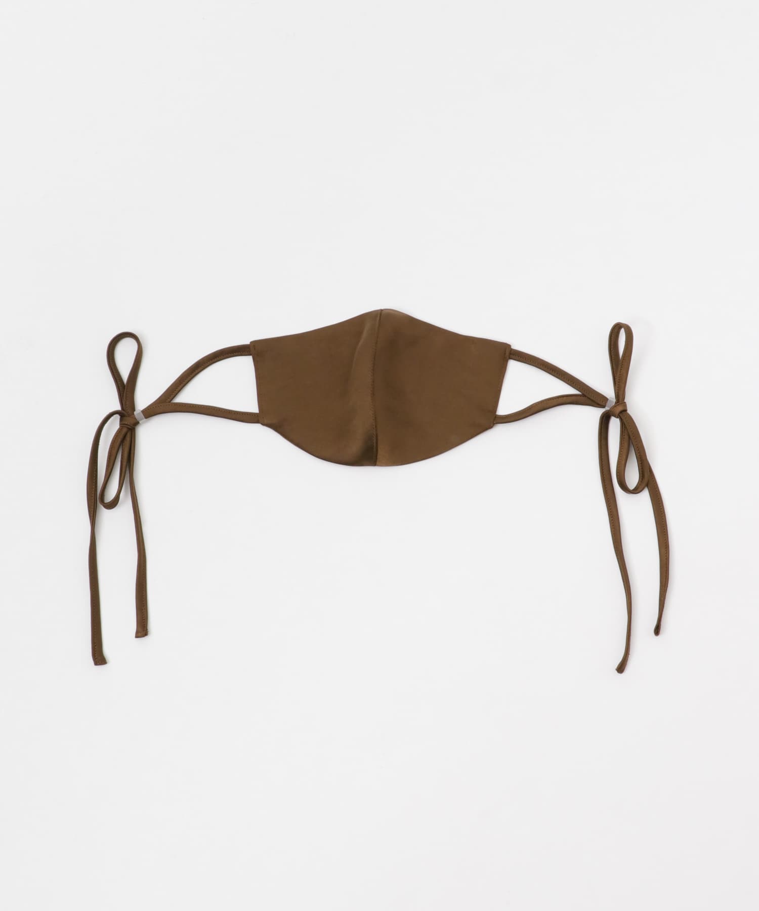 ロングストラップサテンマスク BROWN one