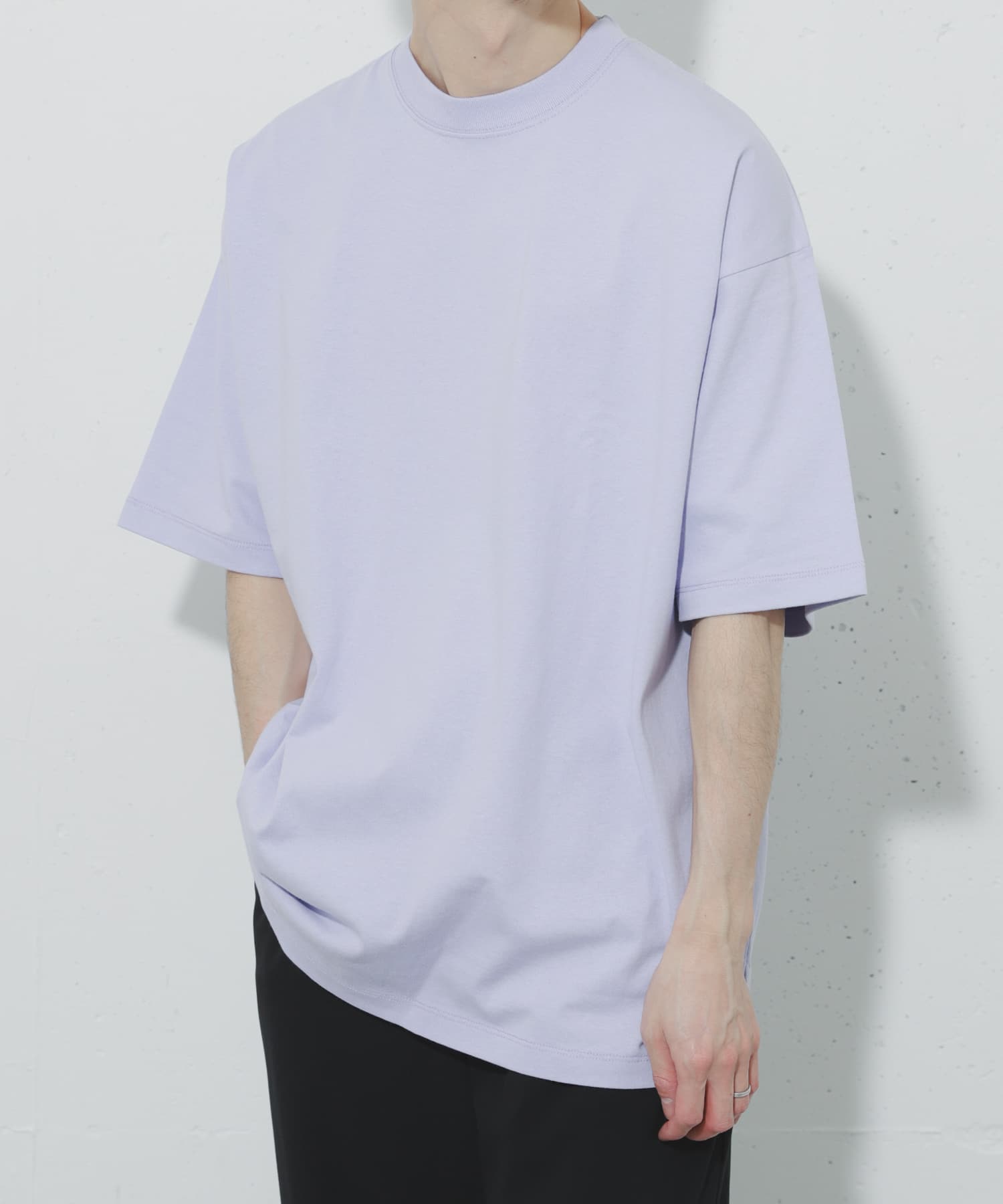 ガールグラフィックTシャツ(5分袖) PURPLE M