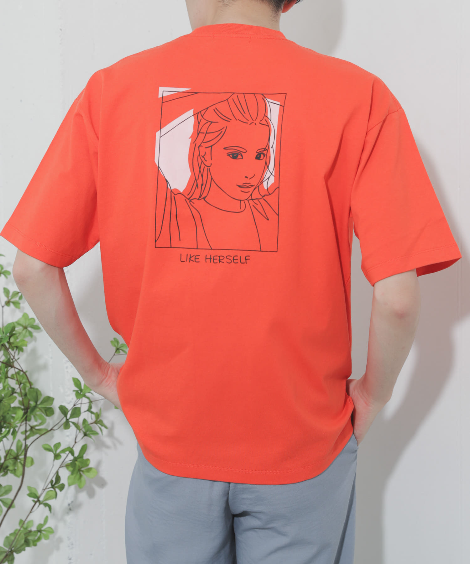ガールグラフィックTシャツ(5分袖)