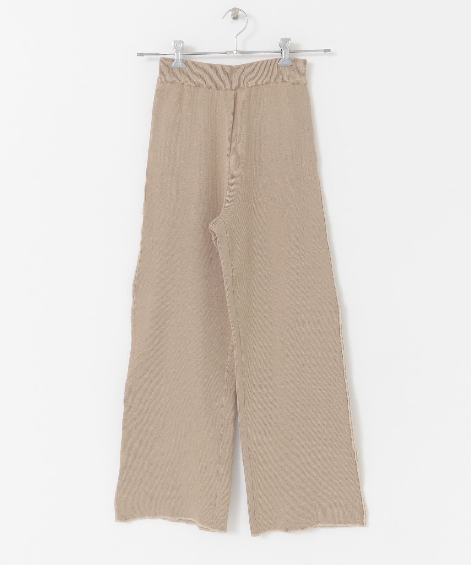 カラーリンキングニットパンツ BEIGE One