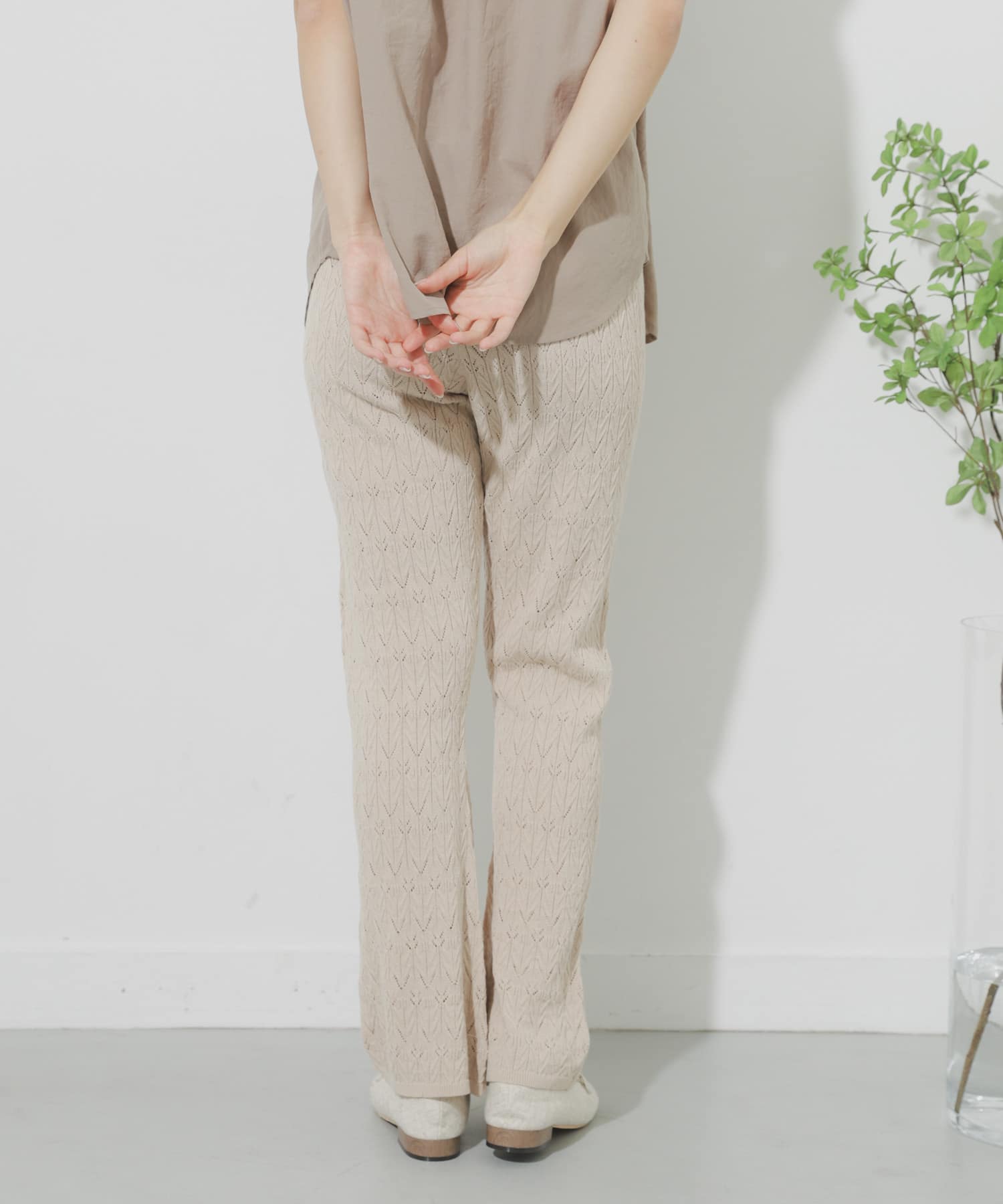 カギバリアミニットパンツ IVORY One