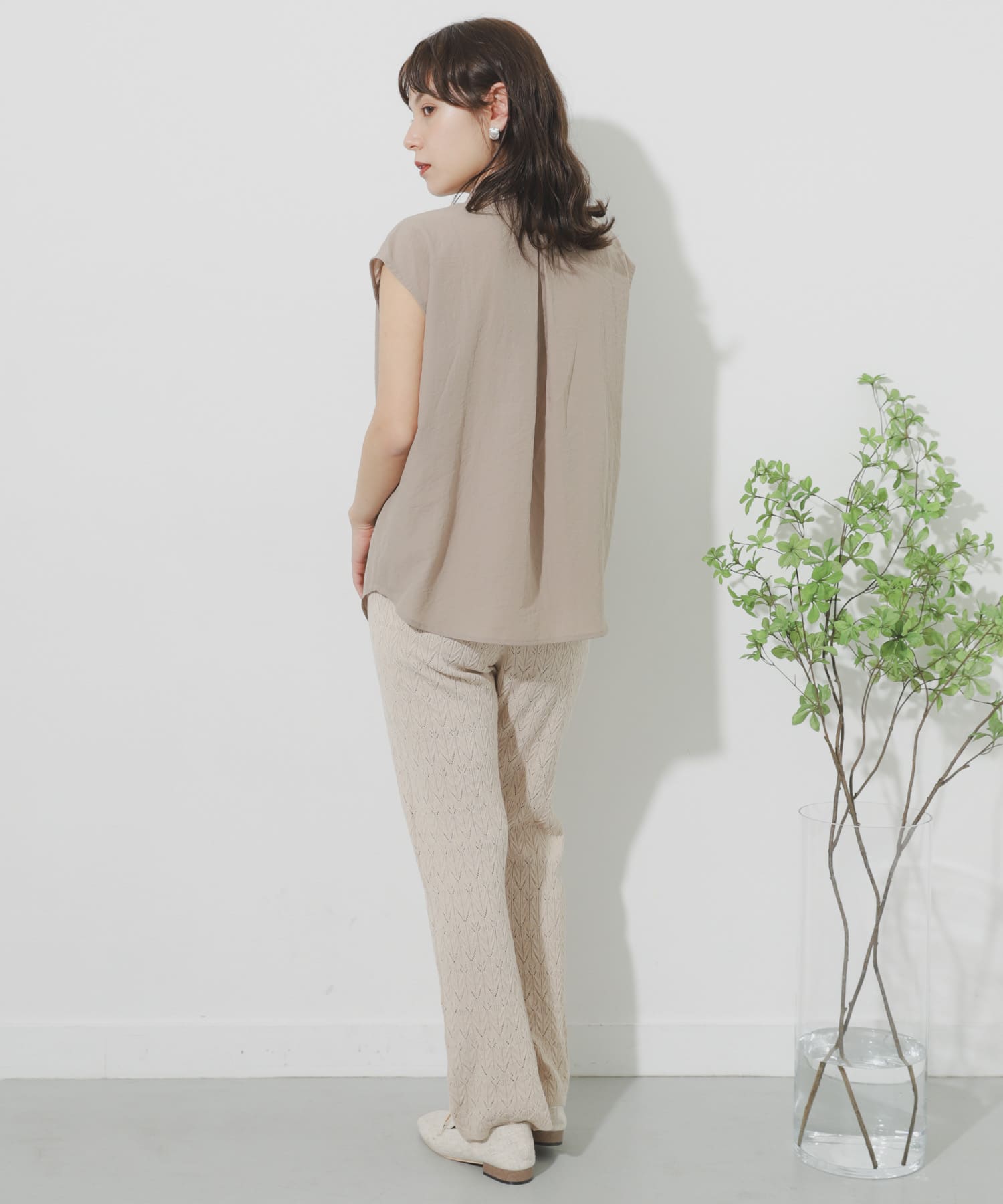 カギバリアミニットパンツ IVORY One