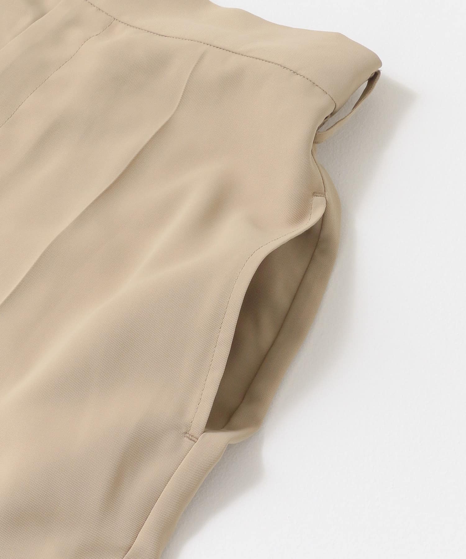 ジョーゼットフレアパンツ BEIGE S