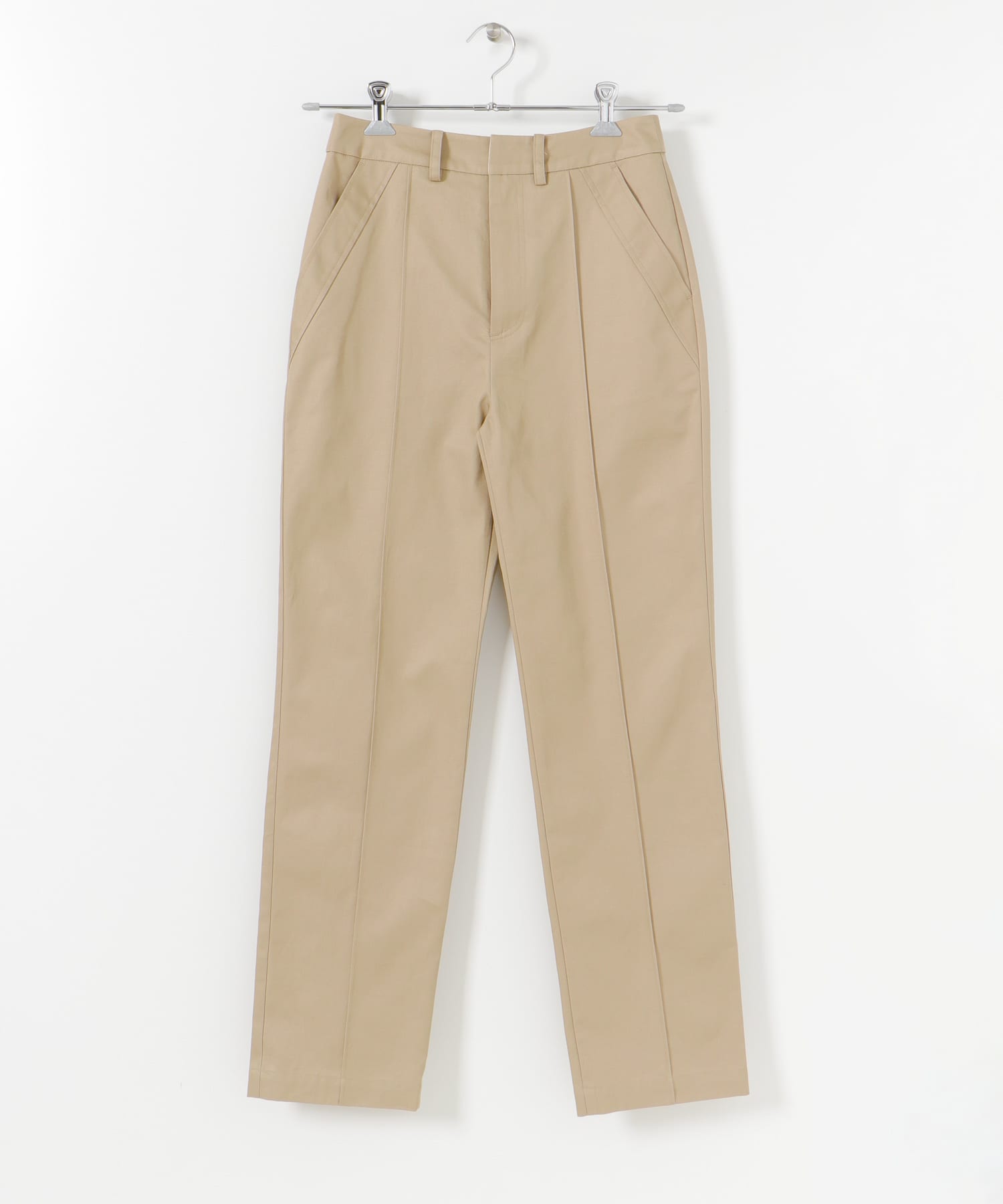 ストレートチノパンツ BEIGE S