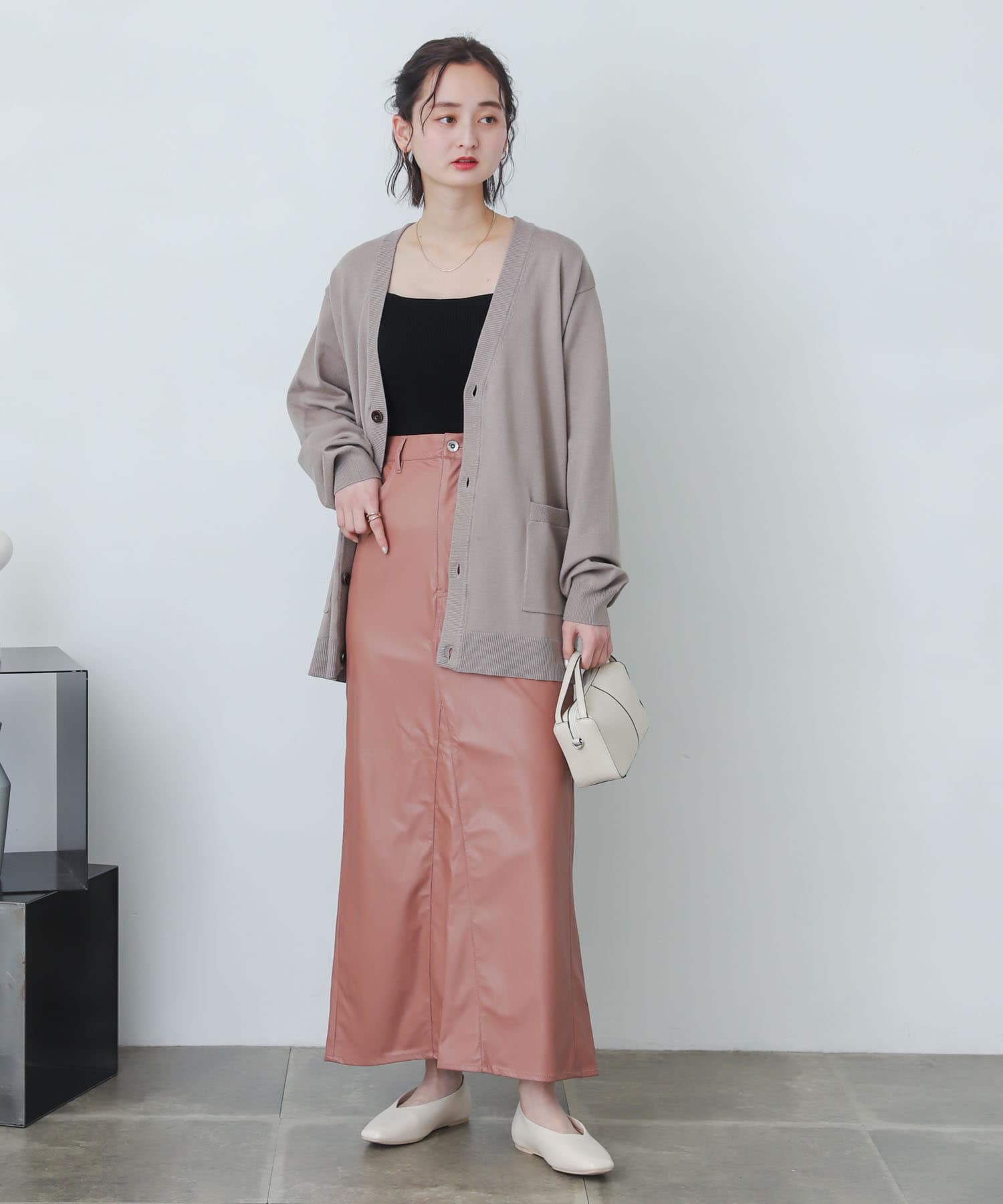 身長：169cm サイズ：one