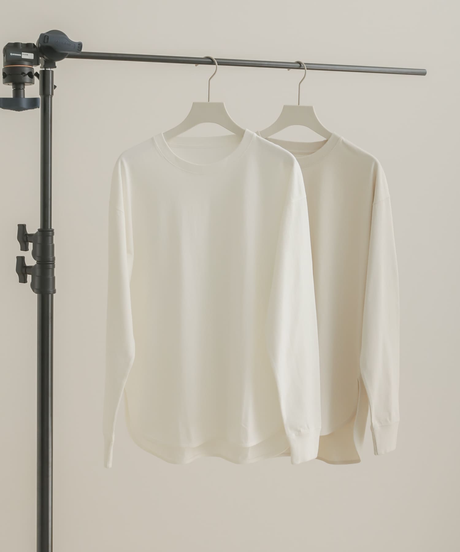 オーガニックコットンチュニックトップ OFF WHITE one