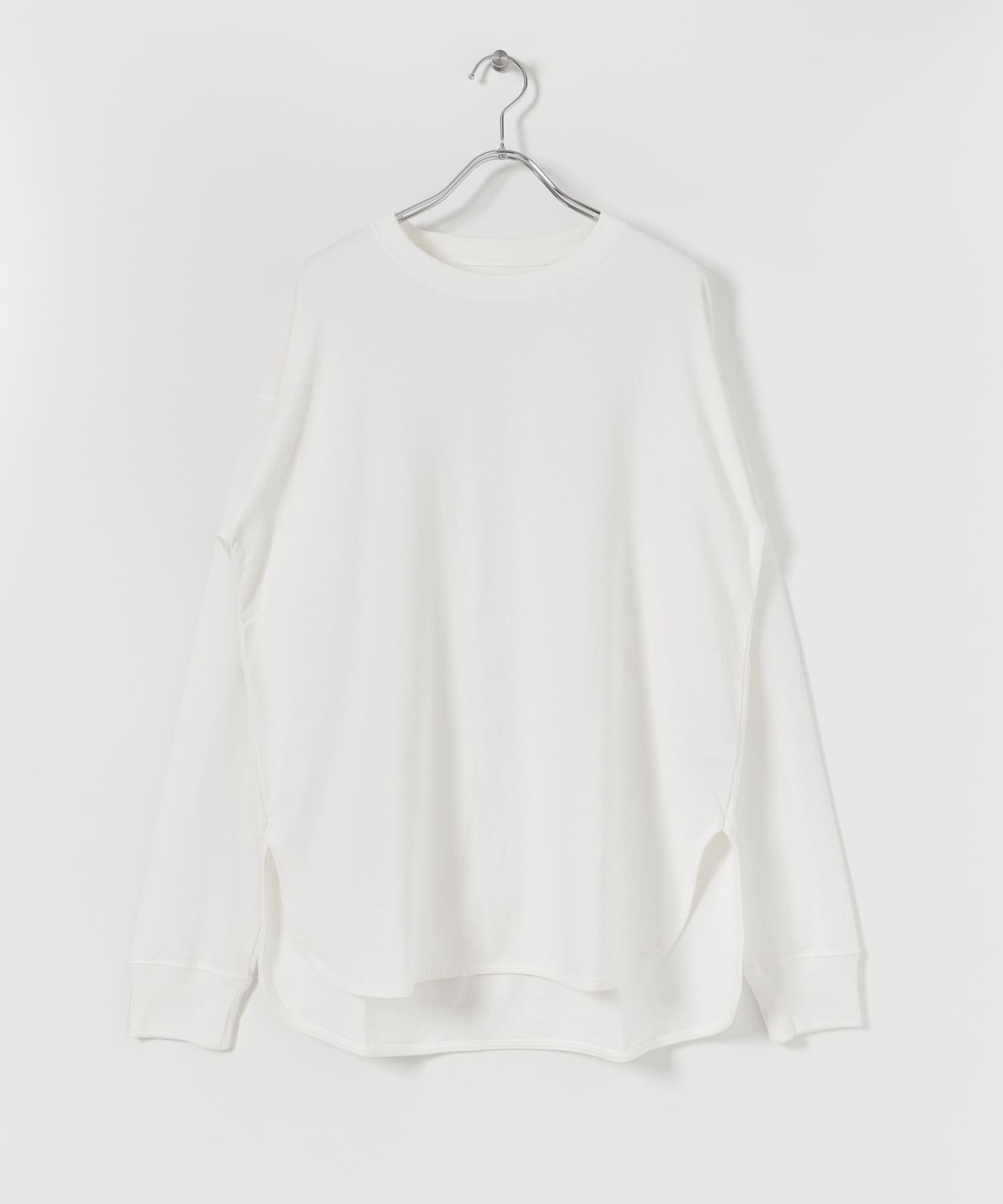オーガニックコットンチュニックトップ OFF WHITE one