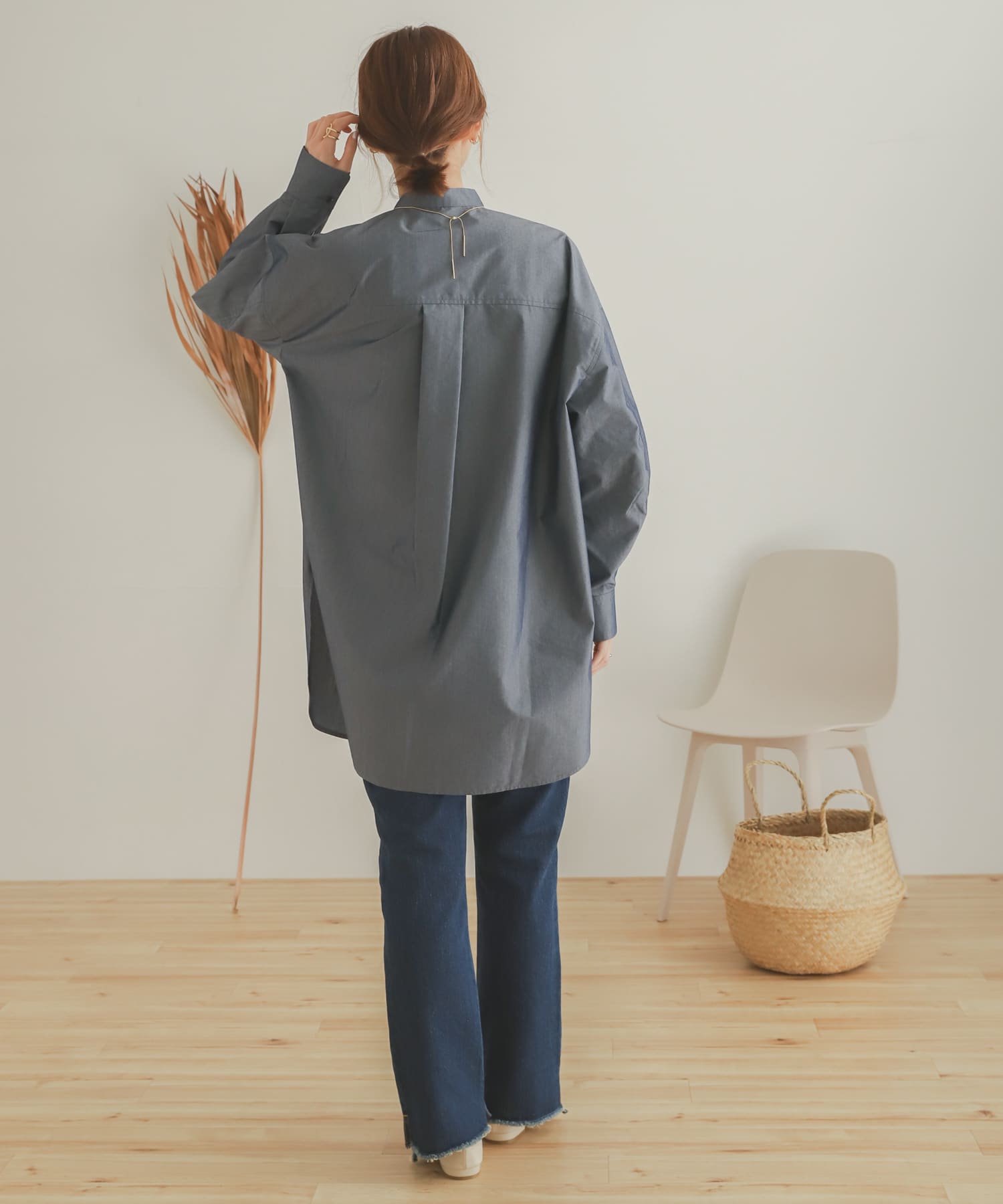 カットオフスリットデニム D.INDIGO S