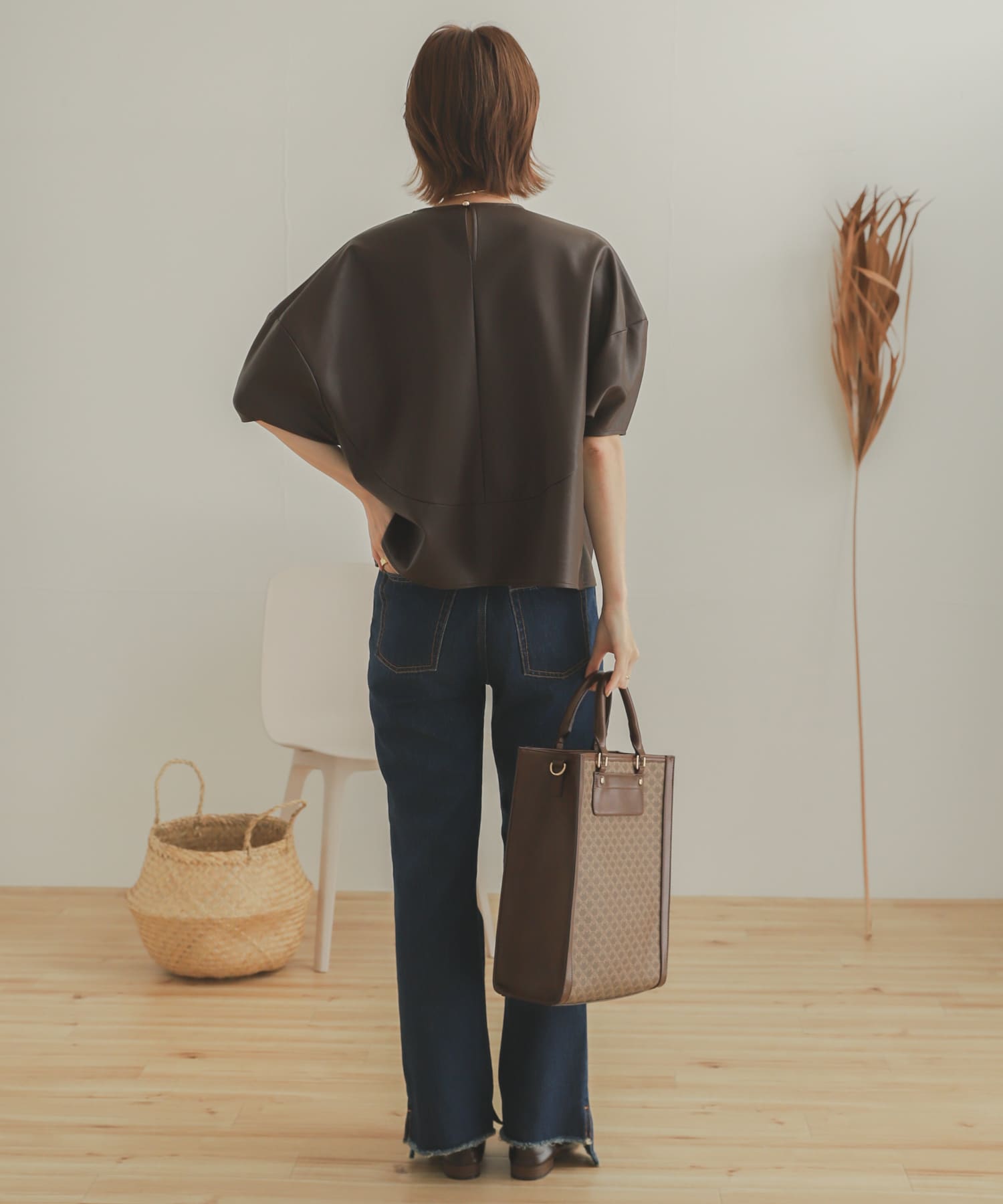 カットオフスリットデニム D.INDIGO M