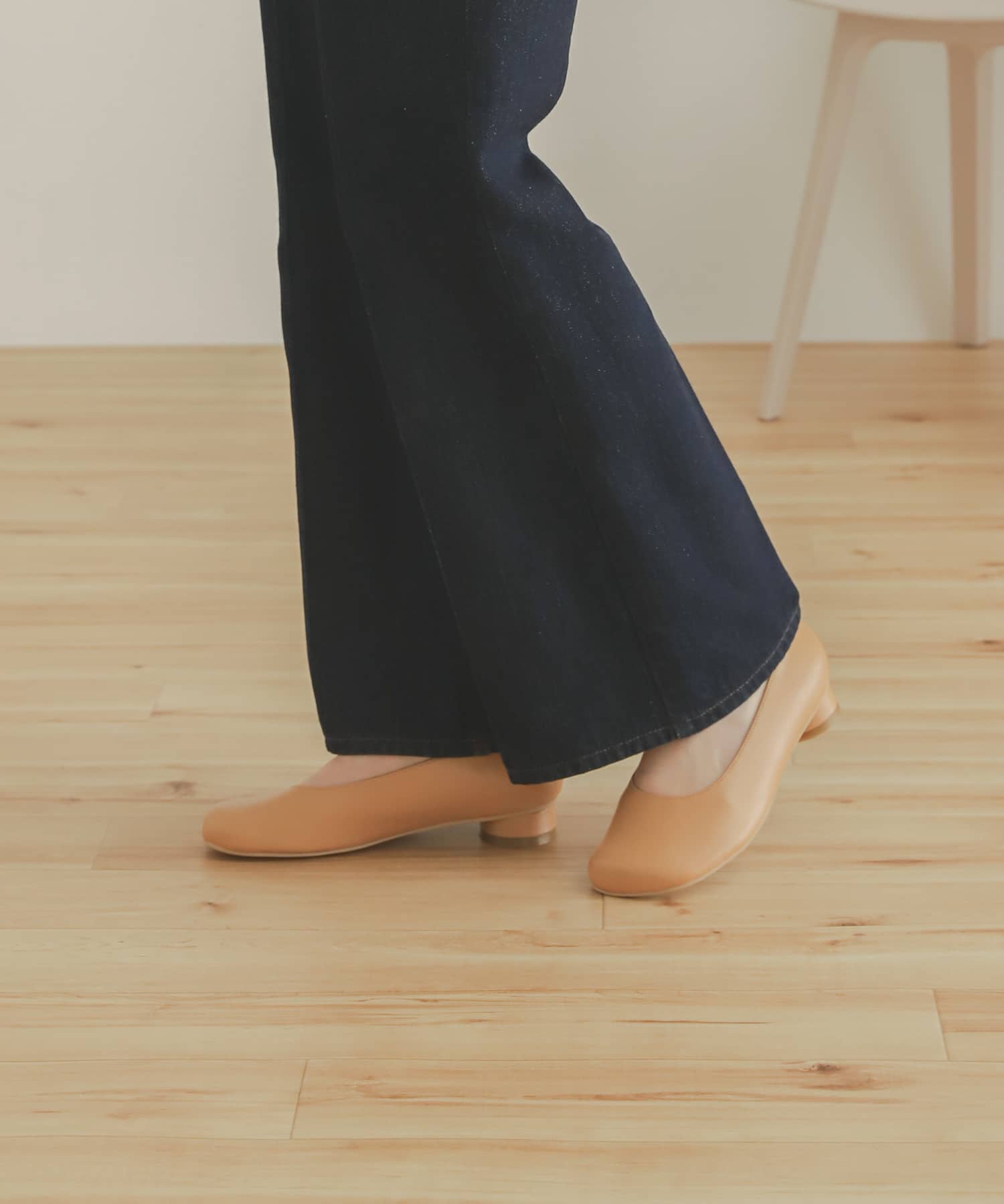 チャビートウパンプス BEIGE S