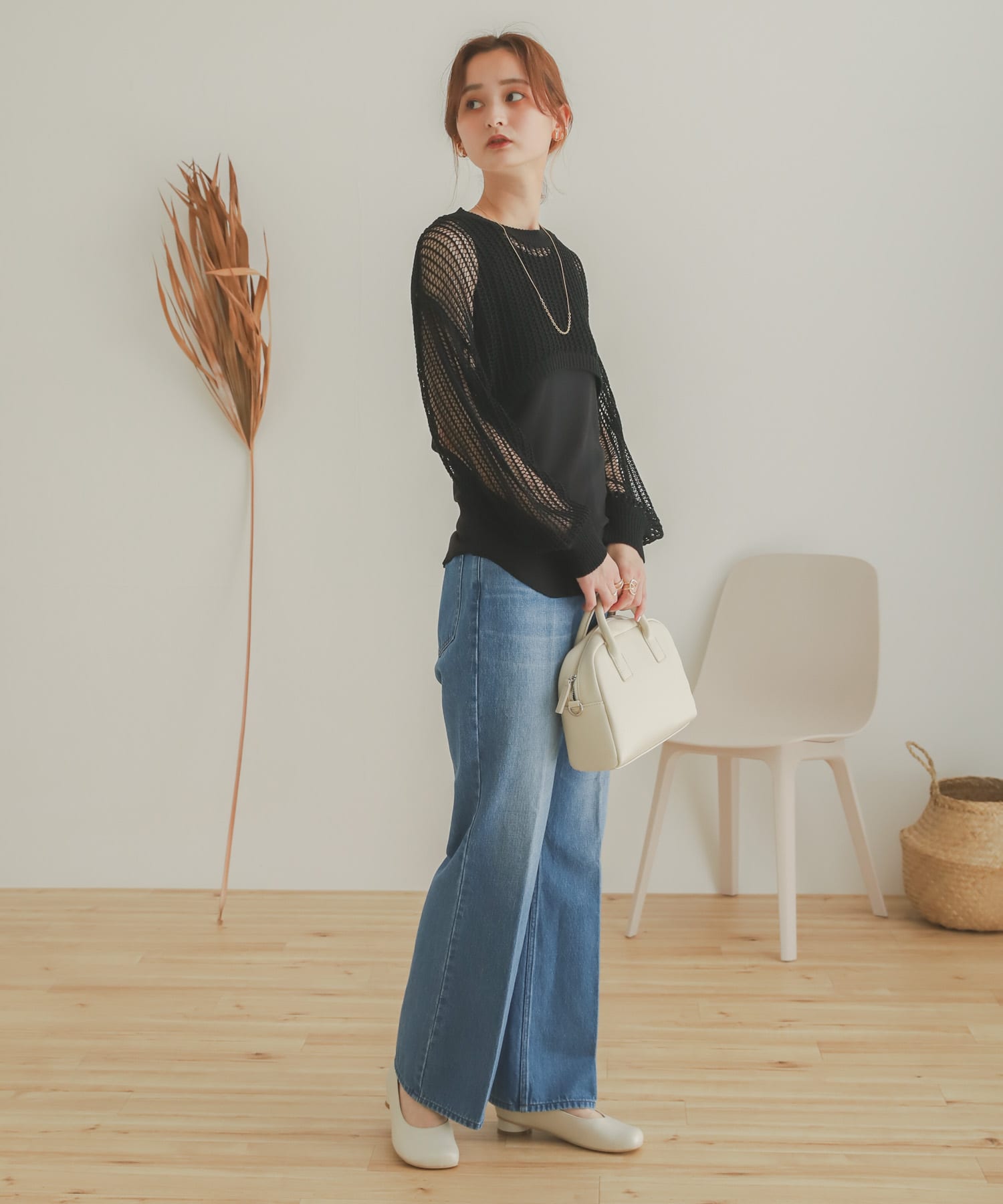 チャビートウパンプス IVORY S