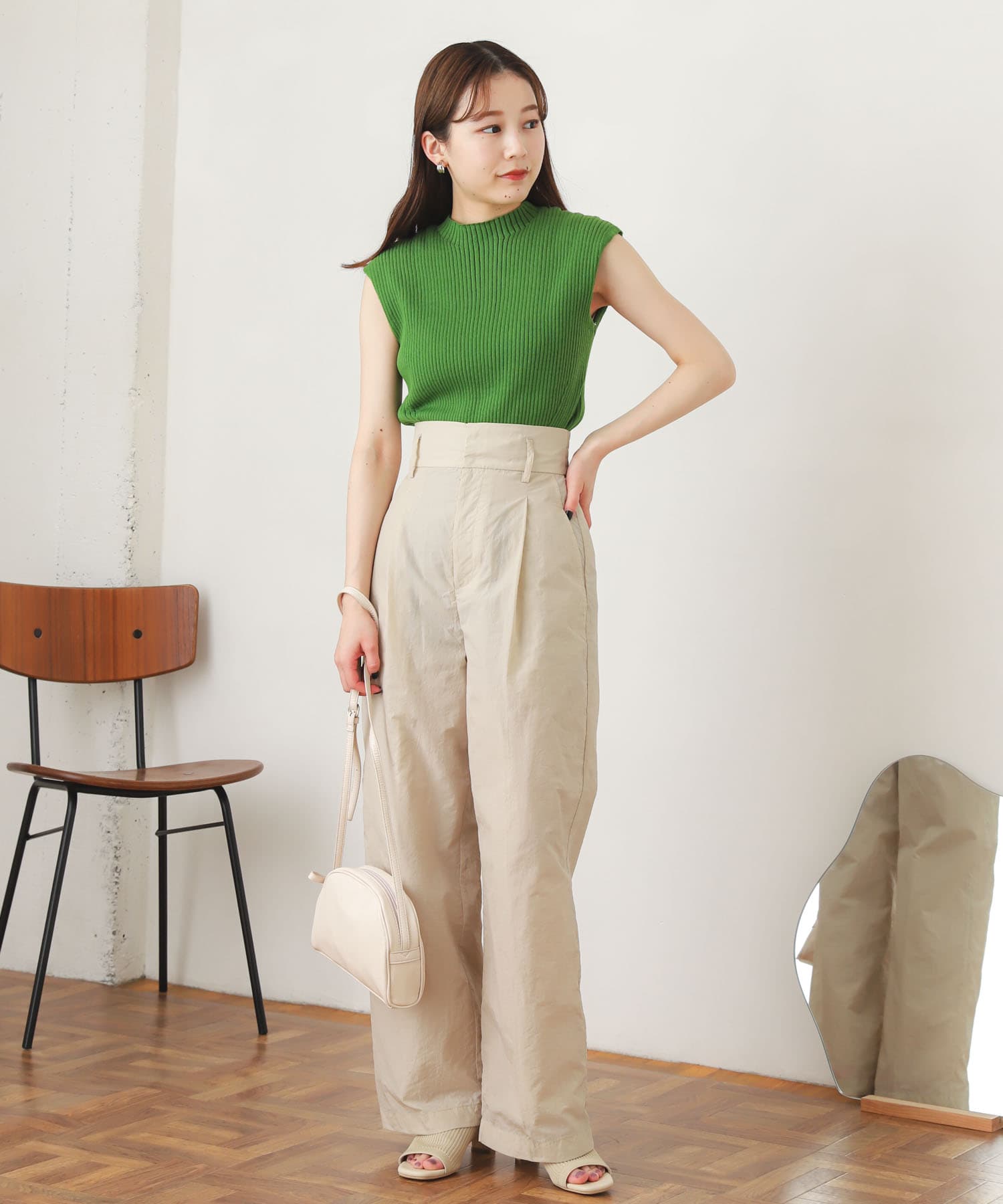 身長：156cm サイズ：M