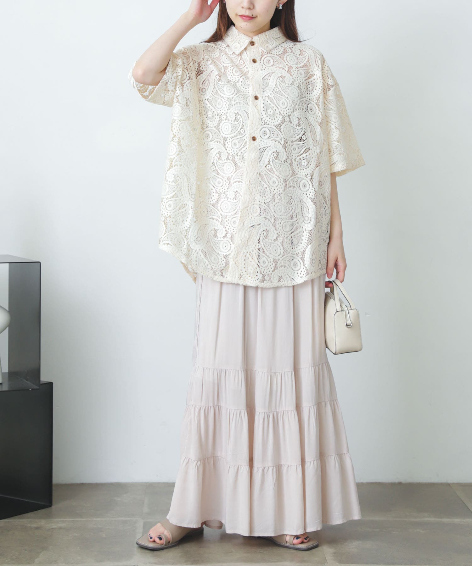 身長：156cm サイズ：one