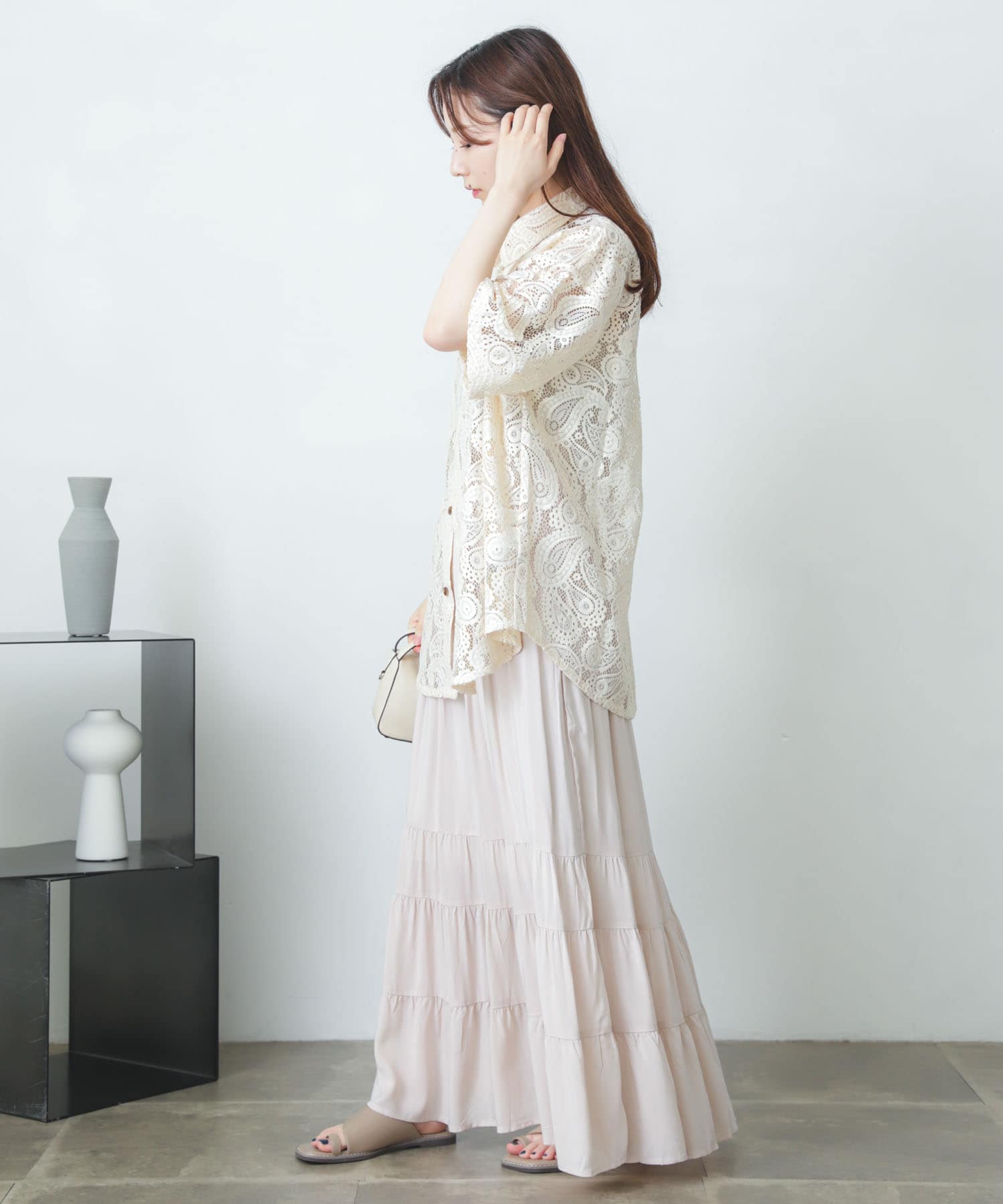 身長：156cm サイズ：one