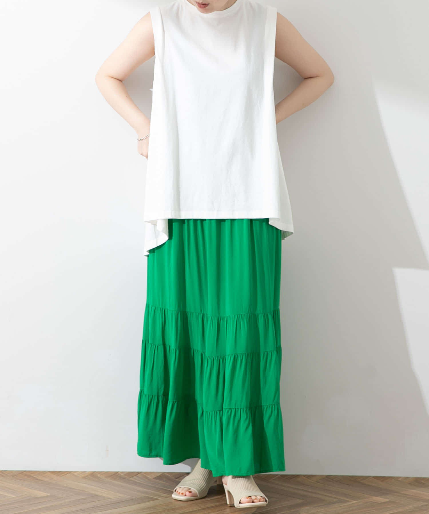 身長：160cm サイズ：one