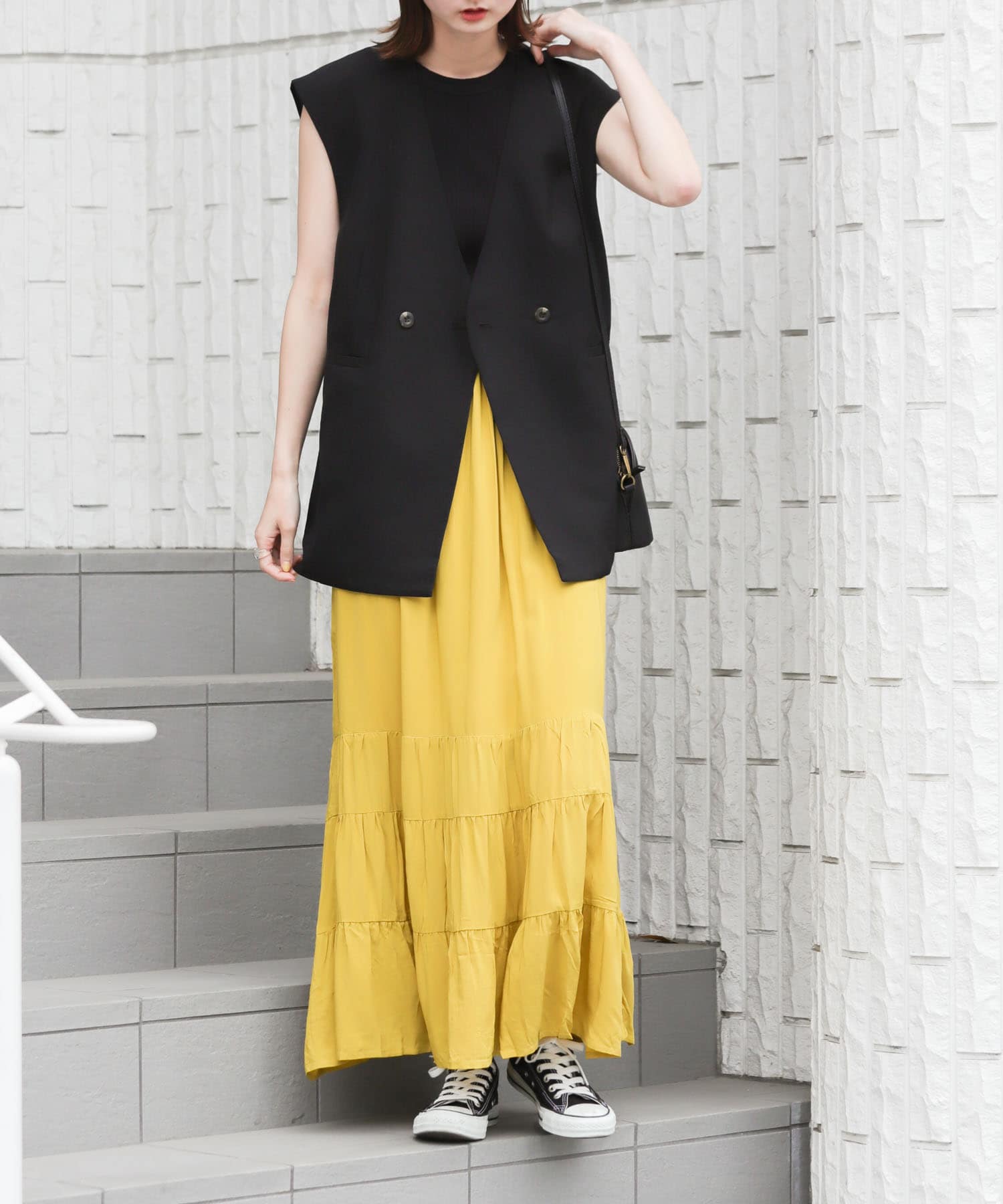 身長：169cm サイズ：one
