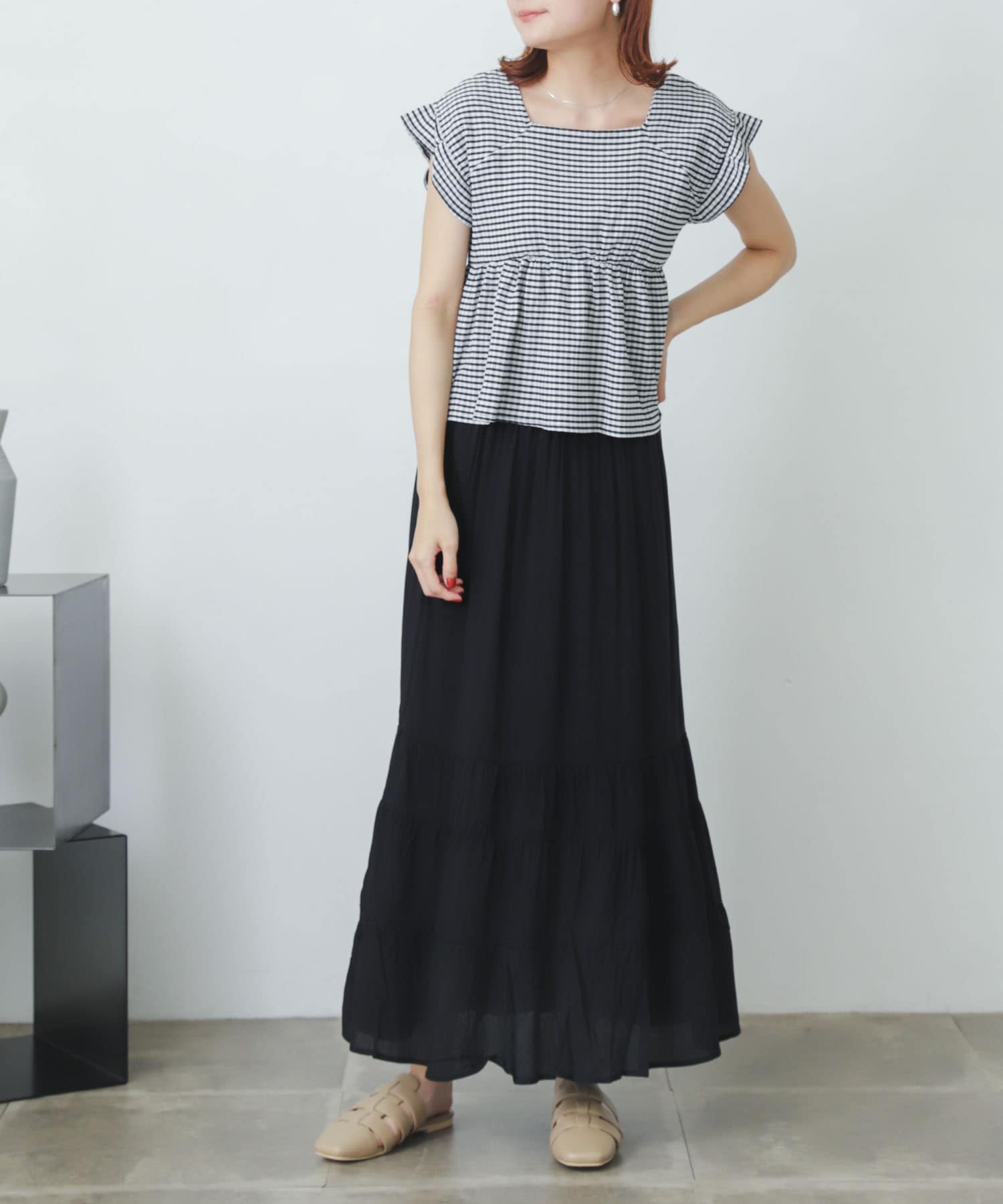 身長：162cm サイズ：one
