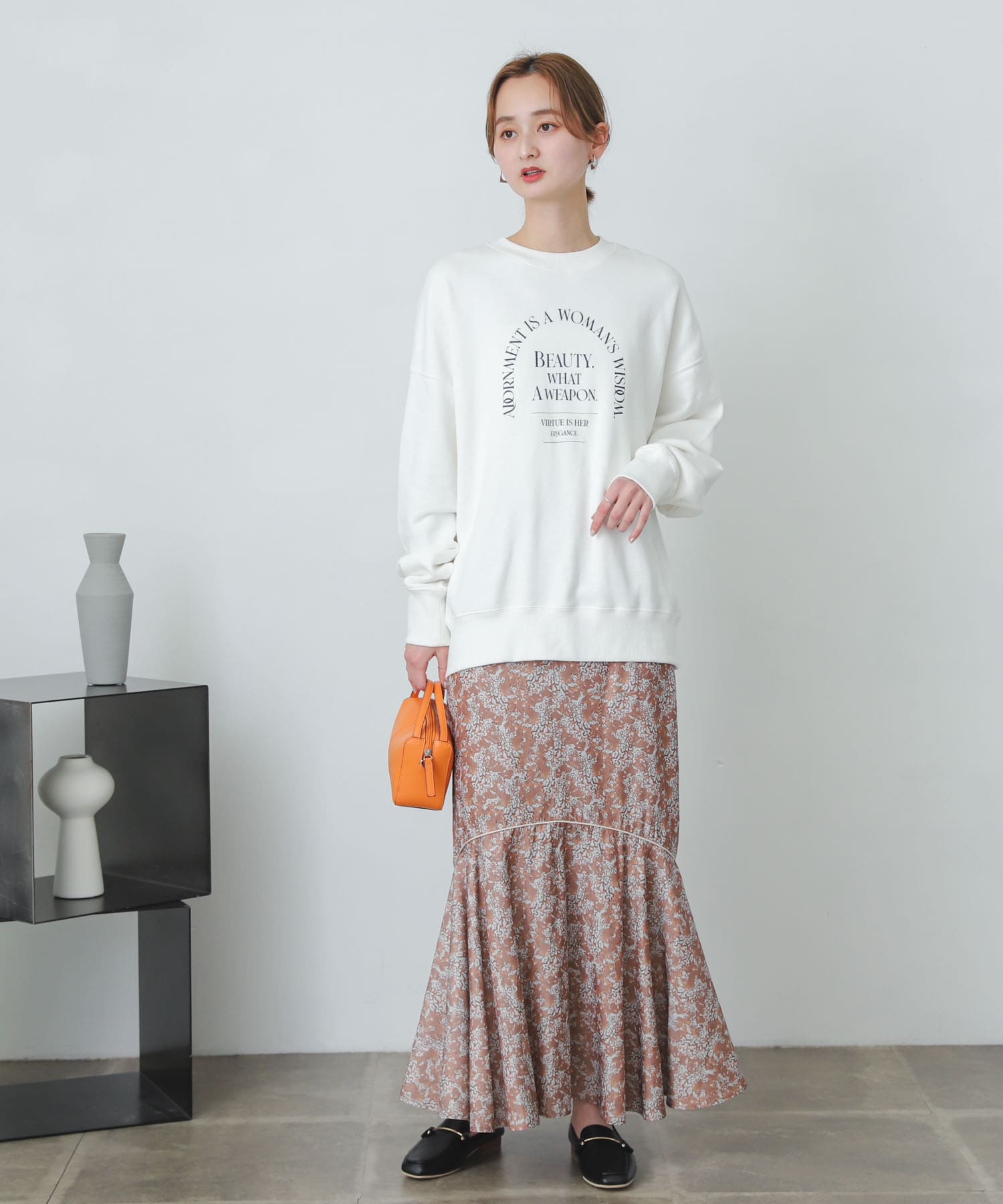 身長：169cm サイズ：one