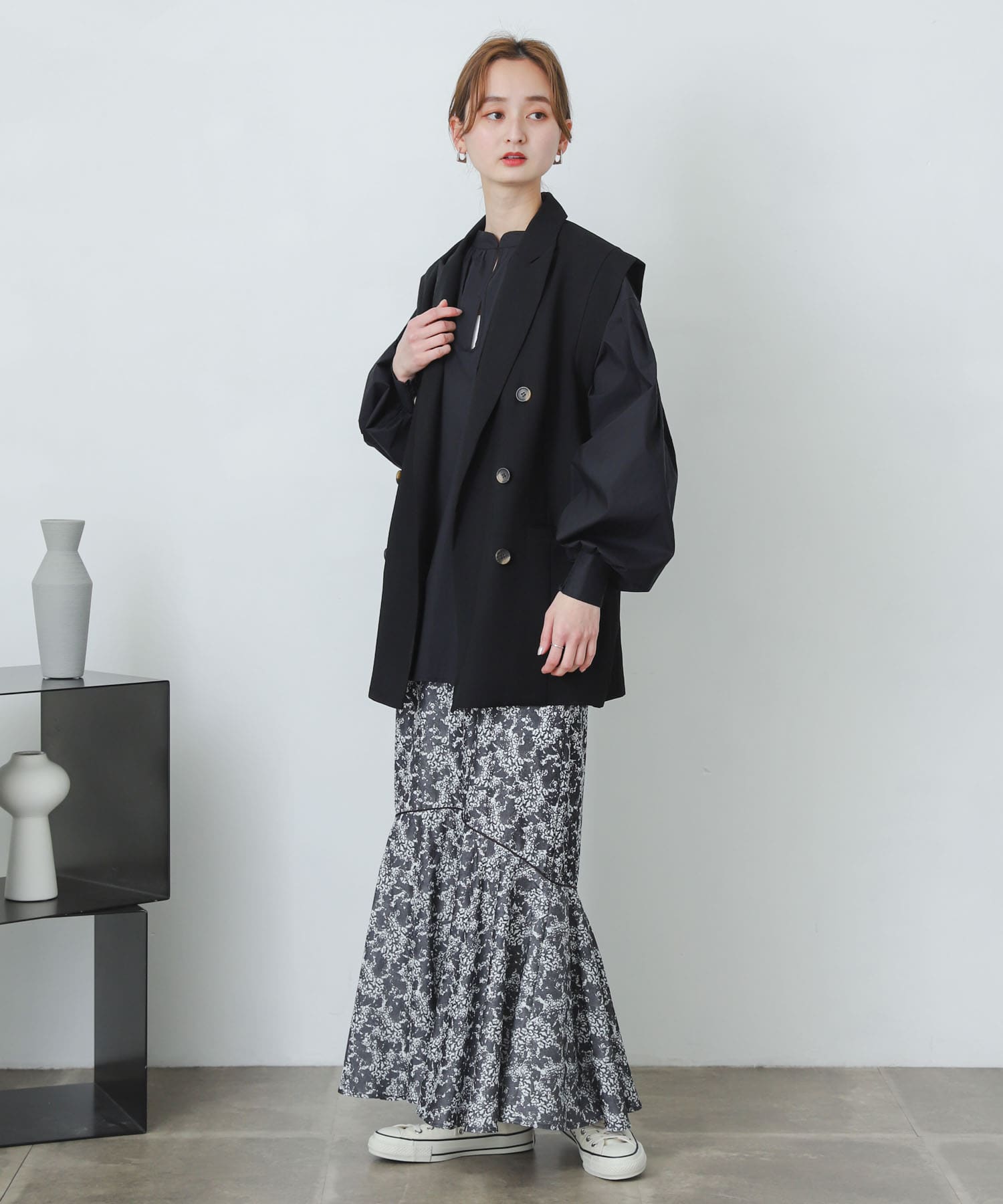 身長：169cm サイズ：one