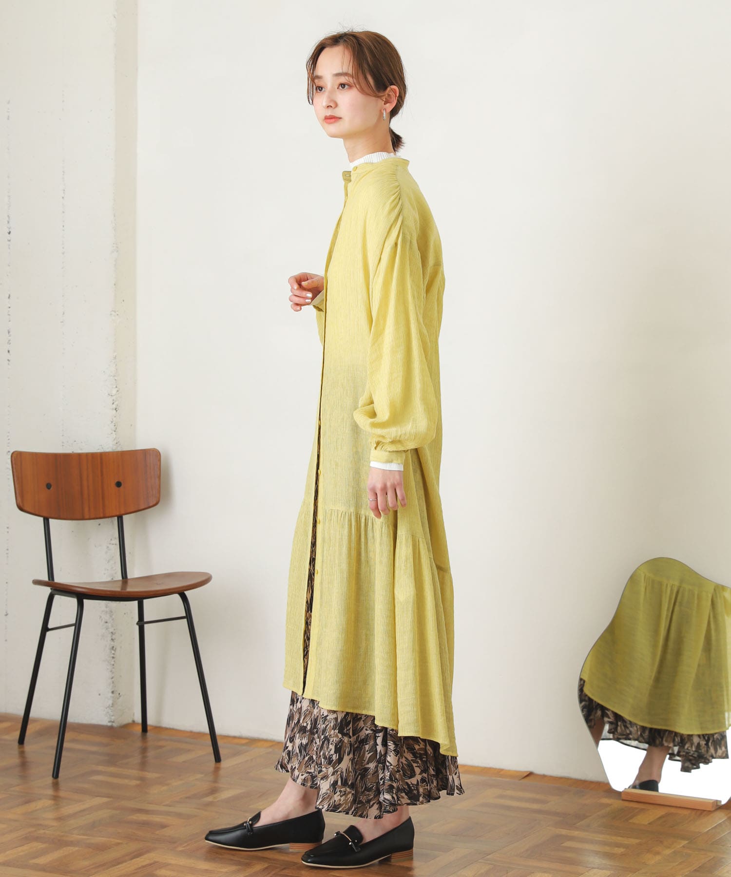 ヨウリュウティアードワンピース YELLOW one