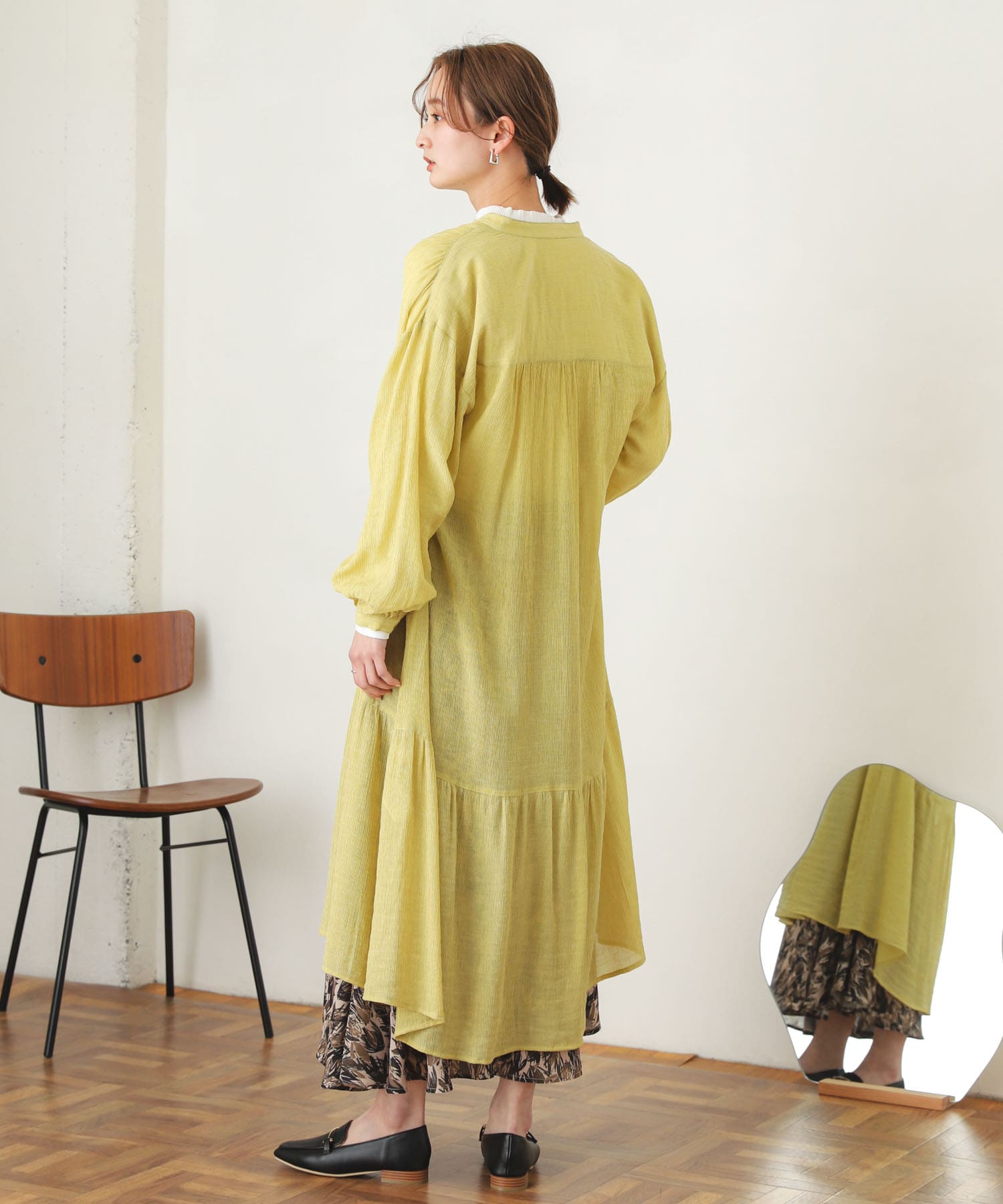 ヨウリュウティアードワンピース YELLOW one