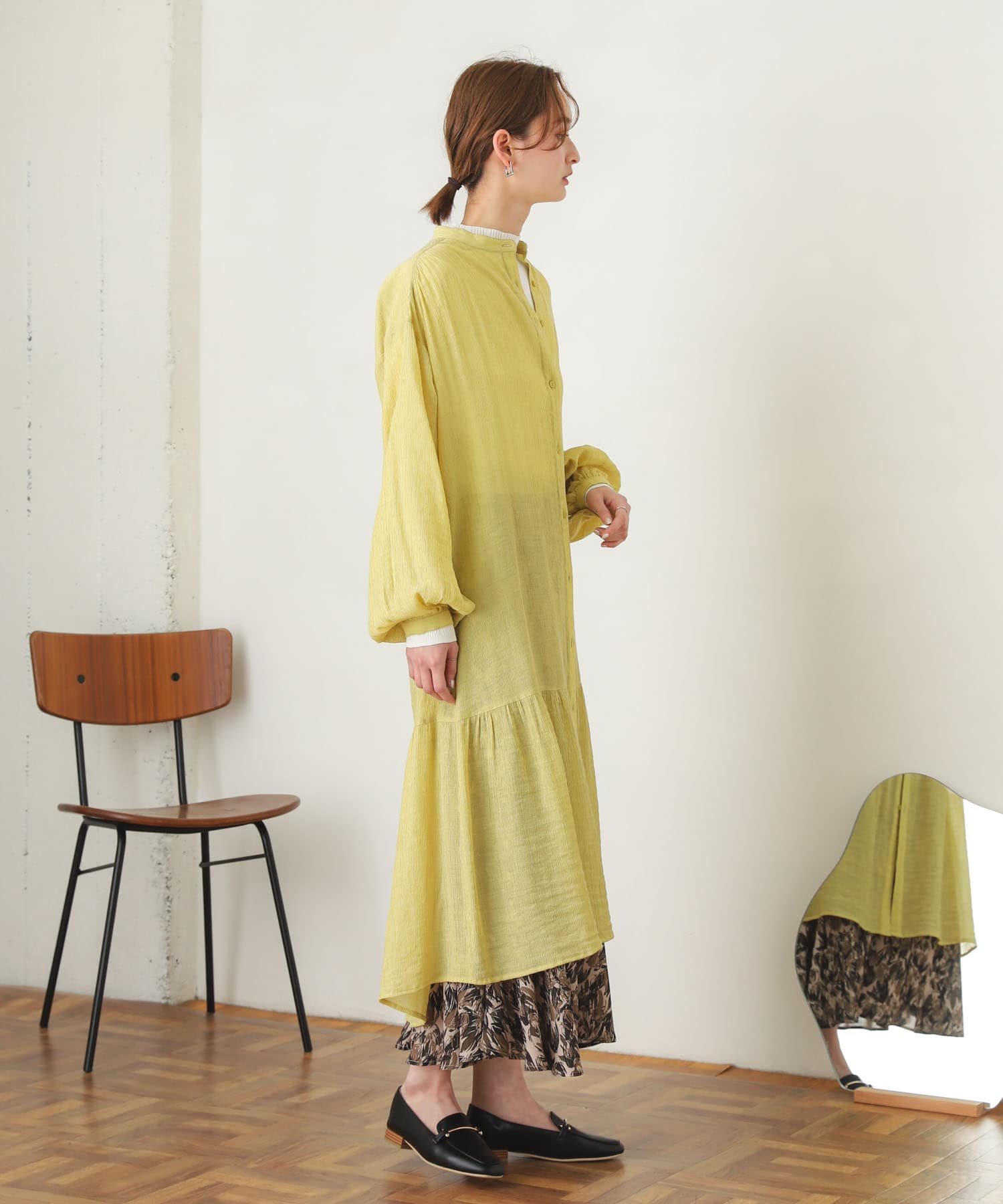 ヨウリュウティアードワンピース YELLOW one