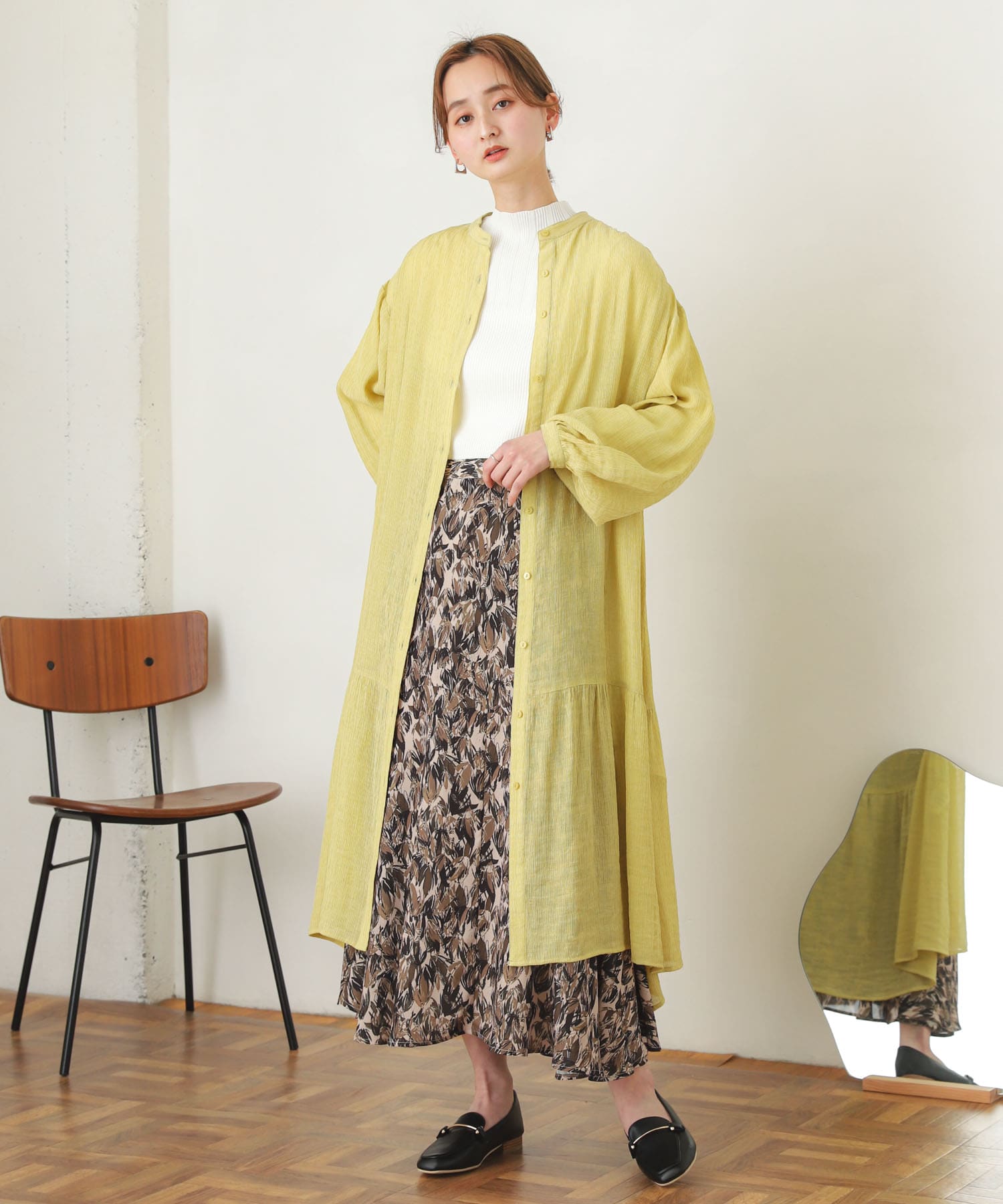 ヨウリュウティアードワンピース YELLOW one