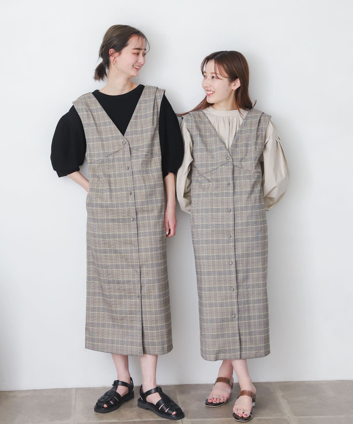 身長：169cm, 156cm サイズ：one, One-C