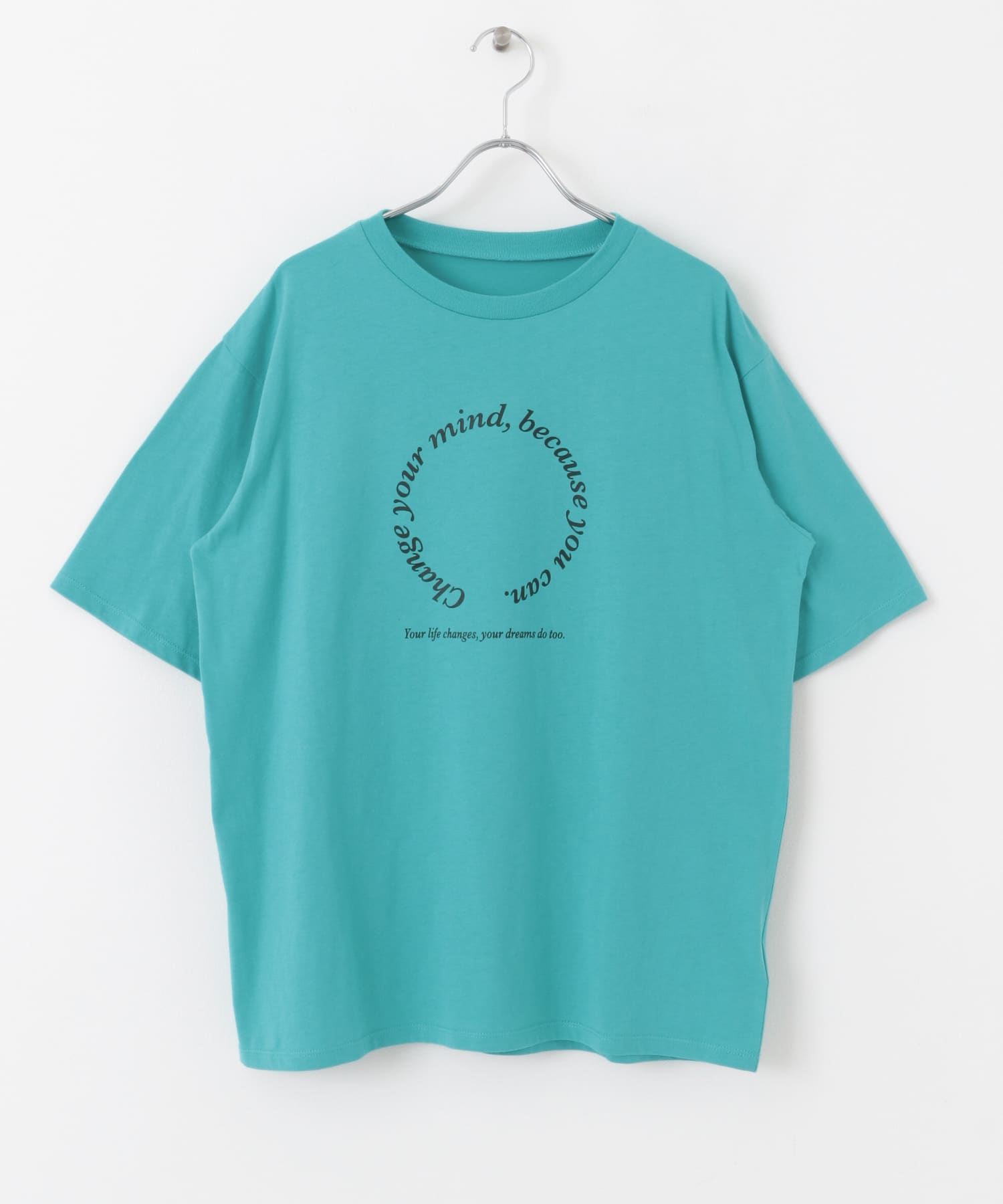アソートロゴグラフィックTシャツ(半袖) L.BLUE one