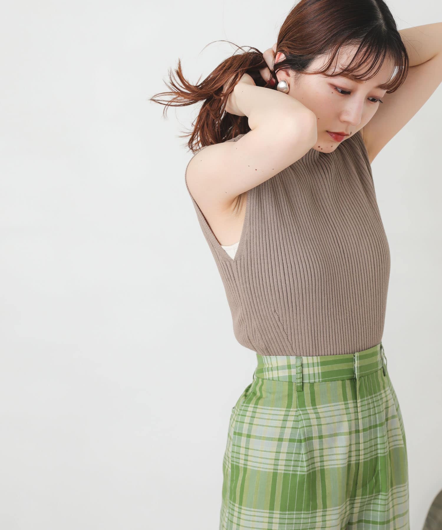 身長：156cm サイズ：one