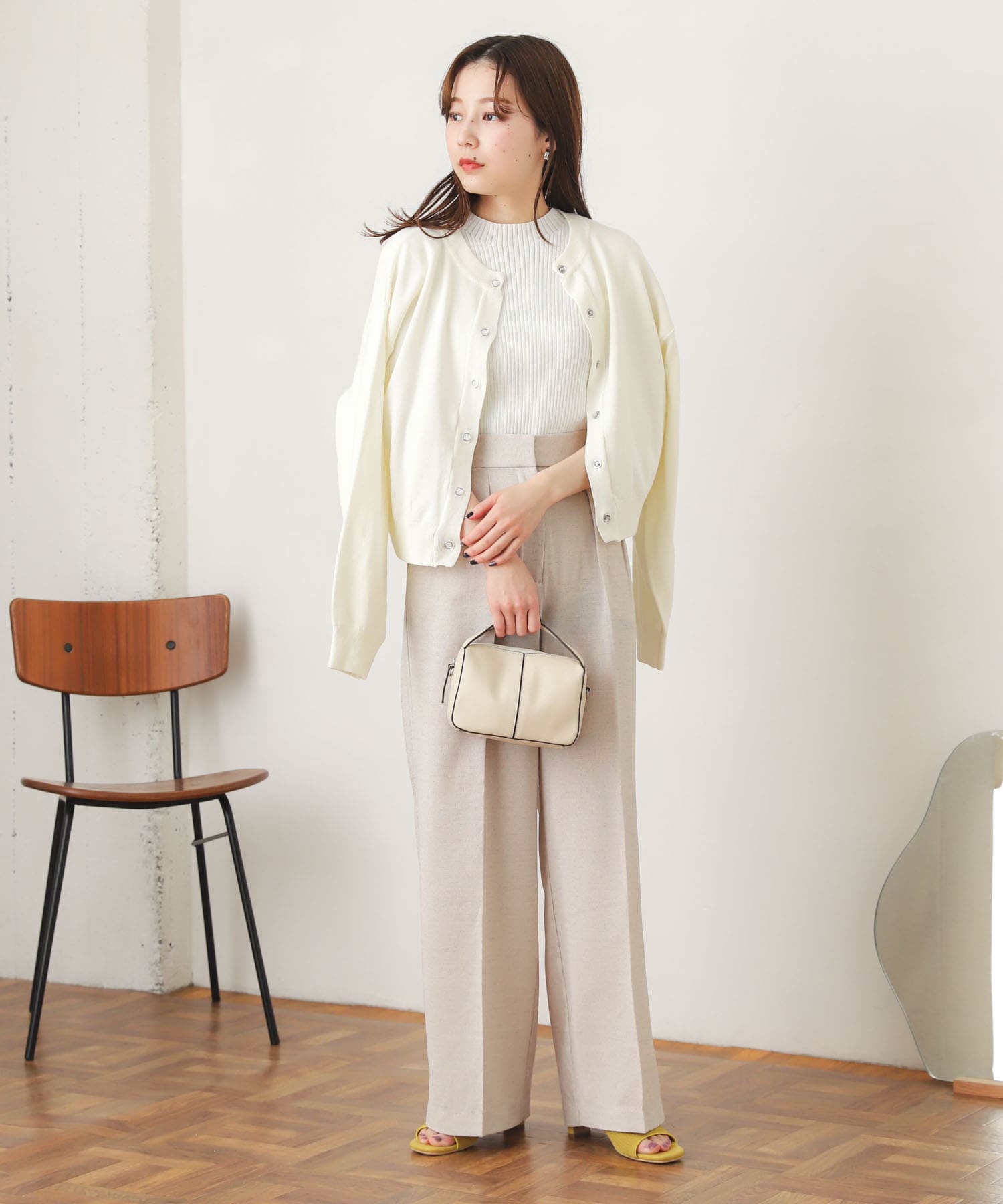 身長：156cm サイズ：one