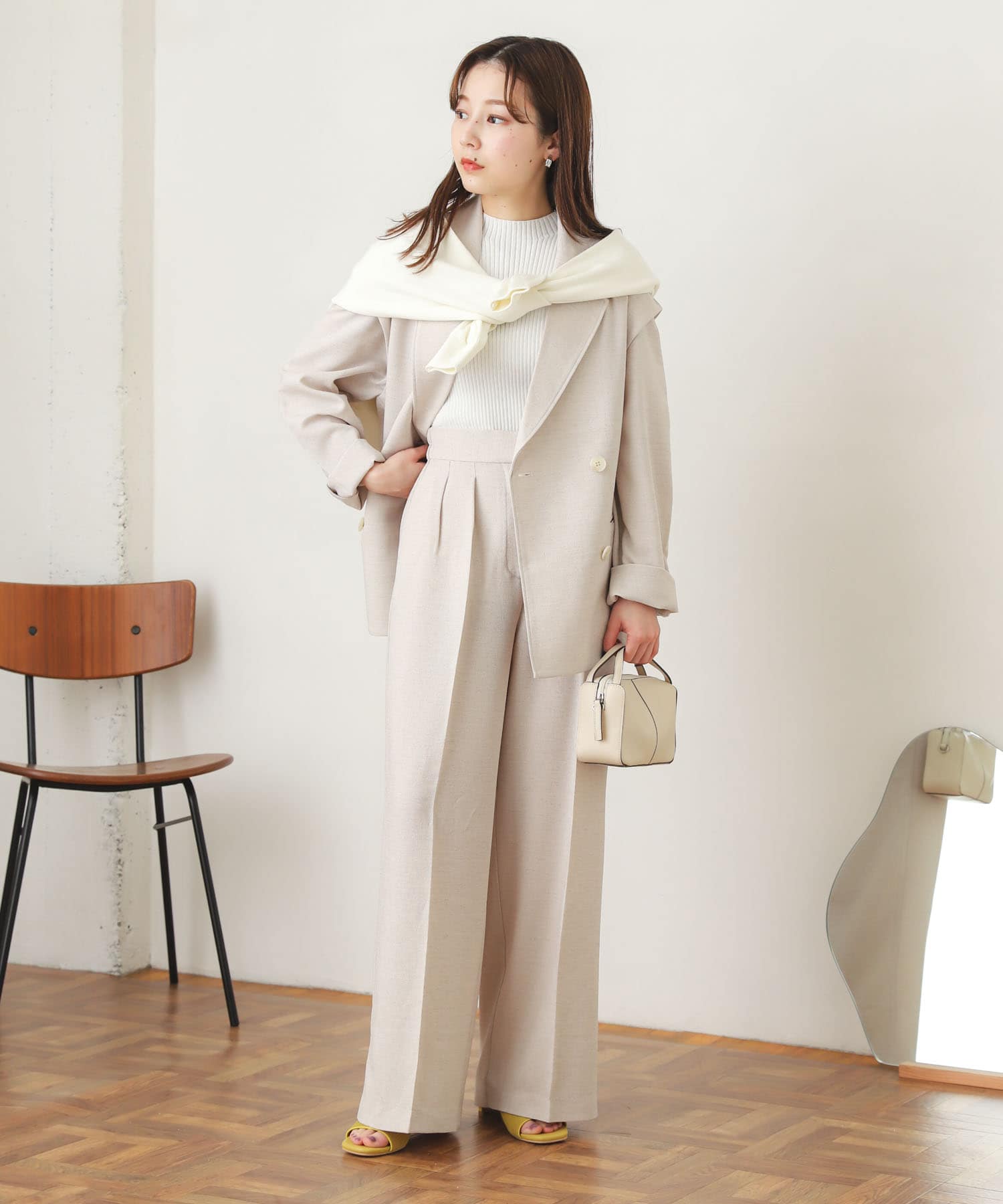 身長：156cm サイズ：one