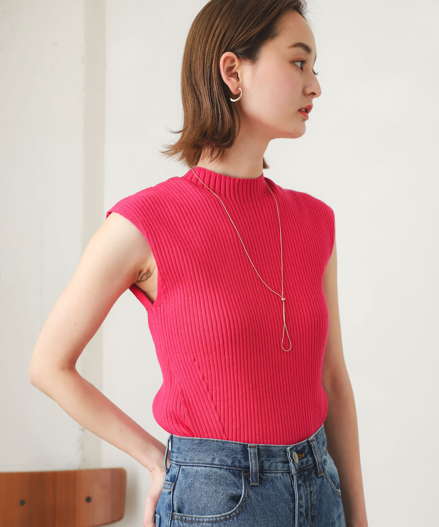 身長：169cm サイズ：one