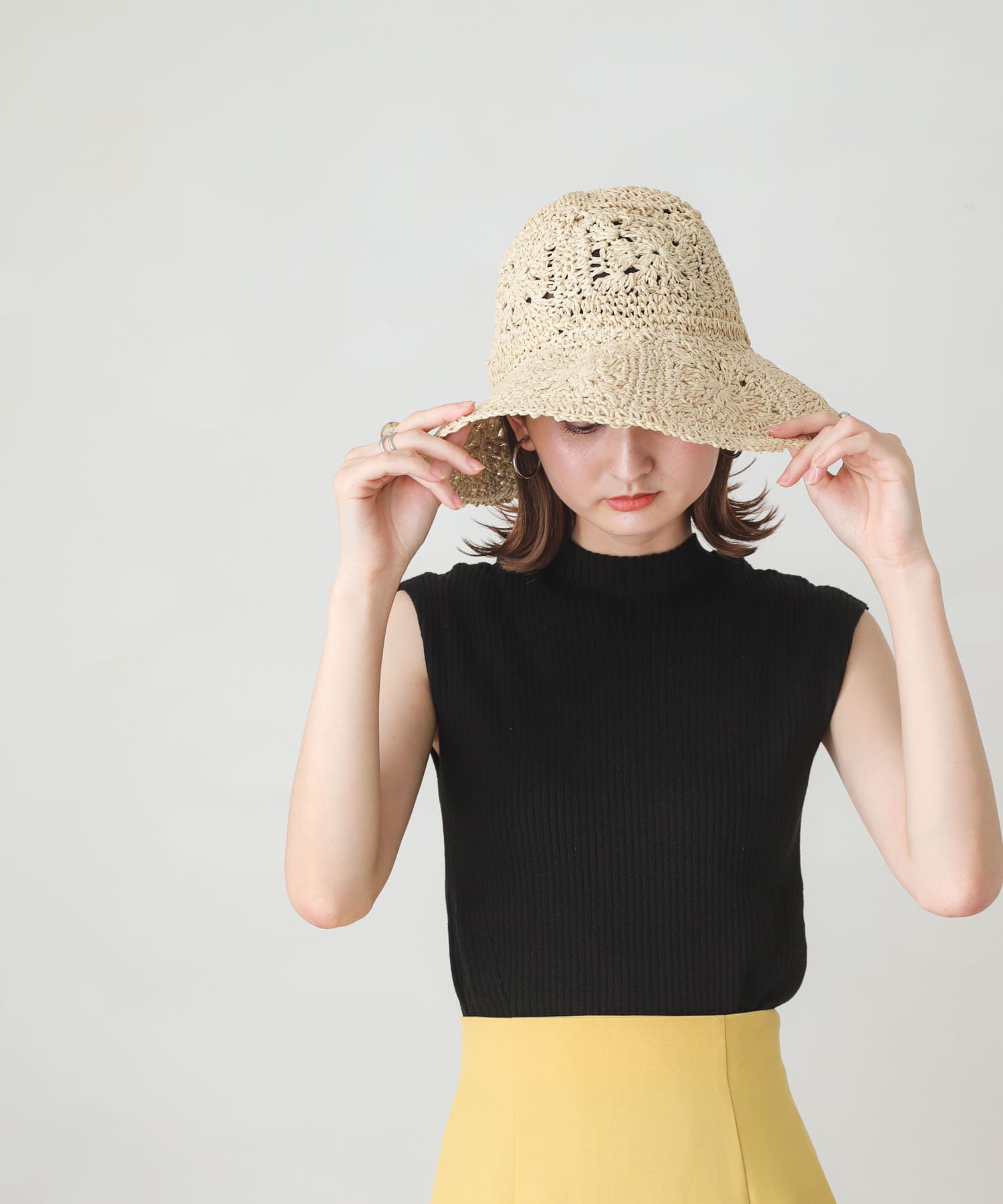 身長：169cm サイズ：one