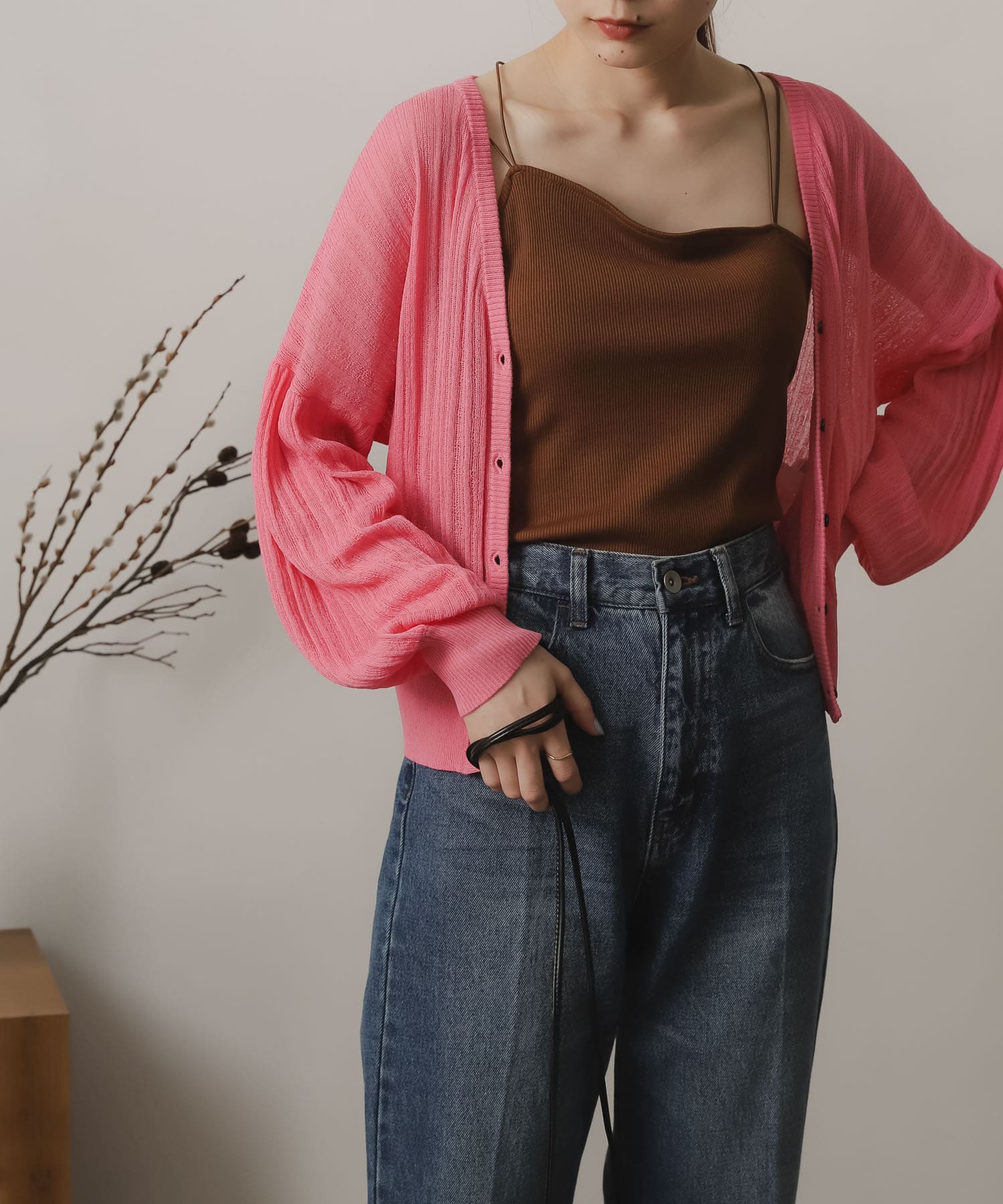 身長：156cm サイズ：one