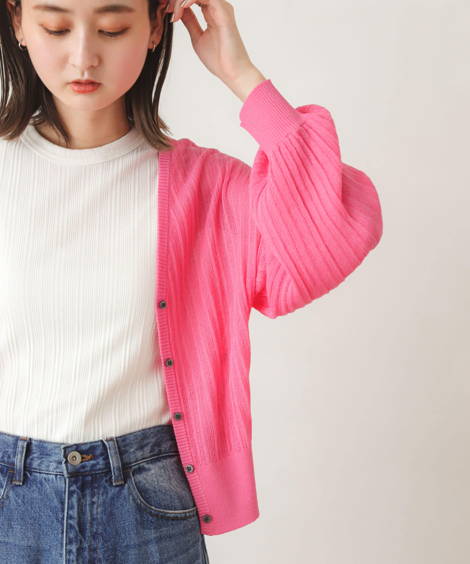 身長：169cm サイズ：one