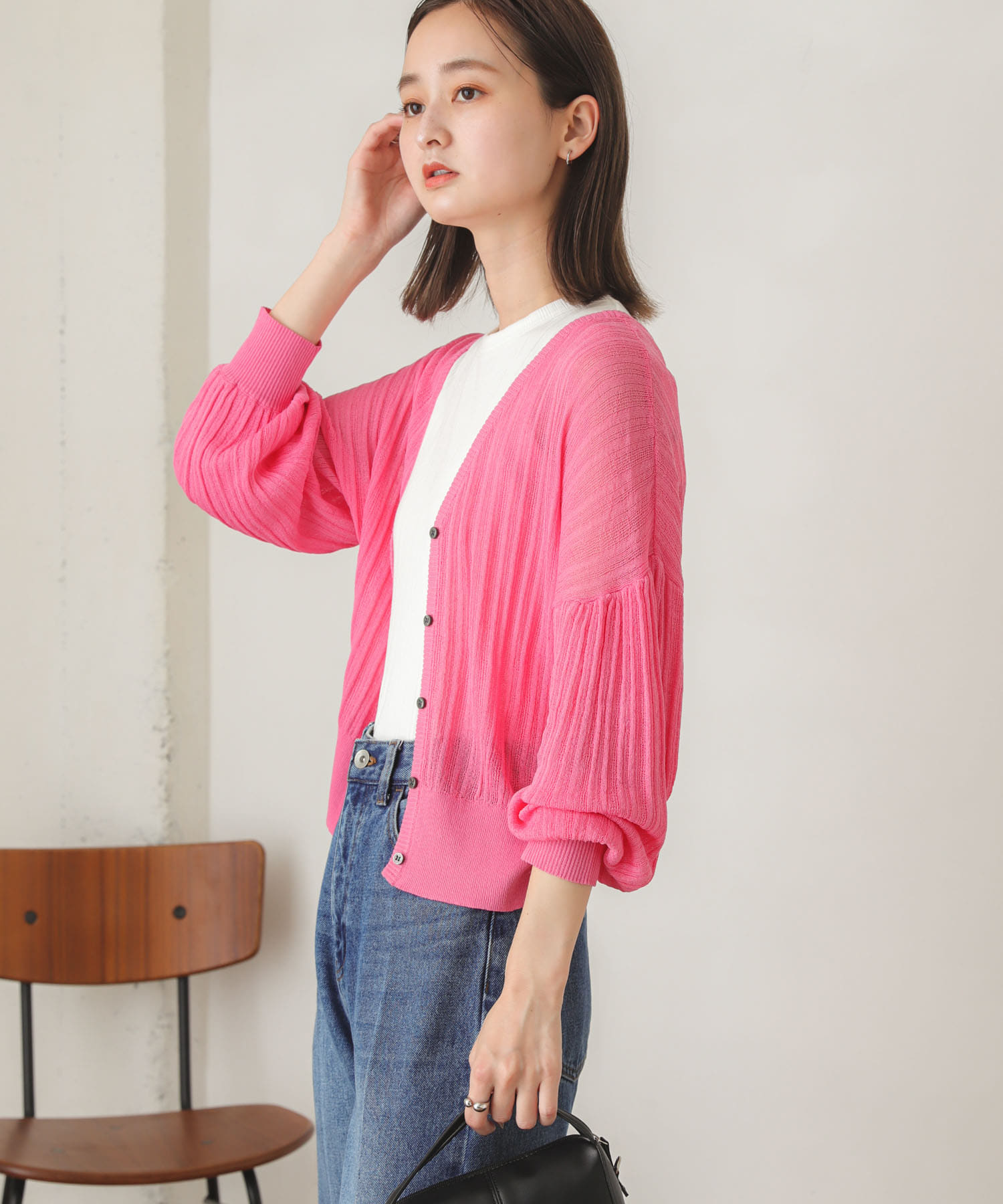 身長：169cm サイズ：one