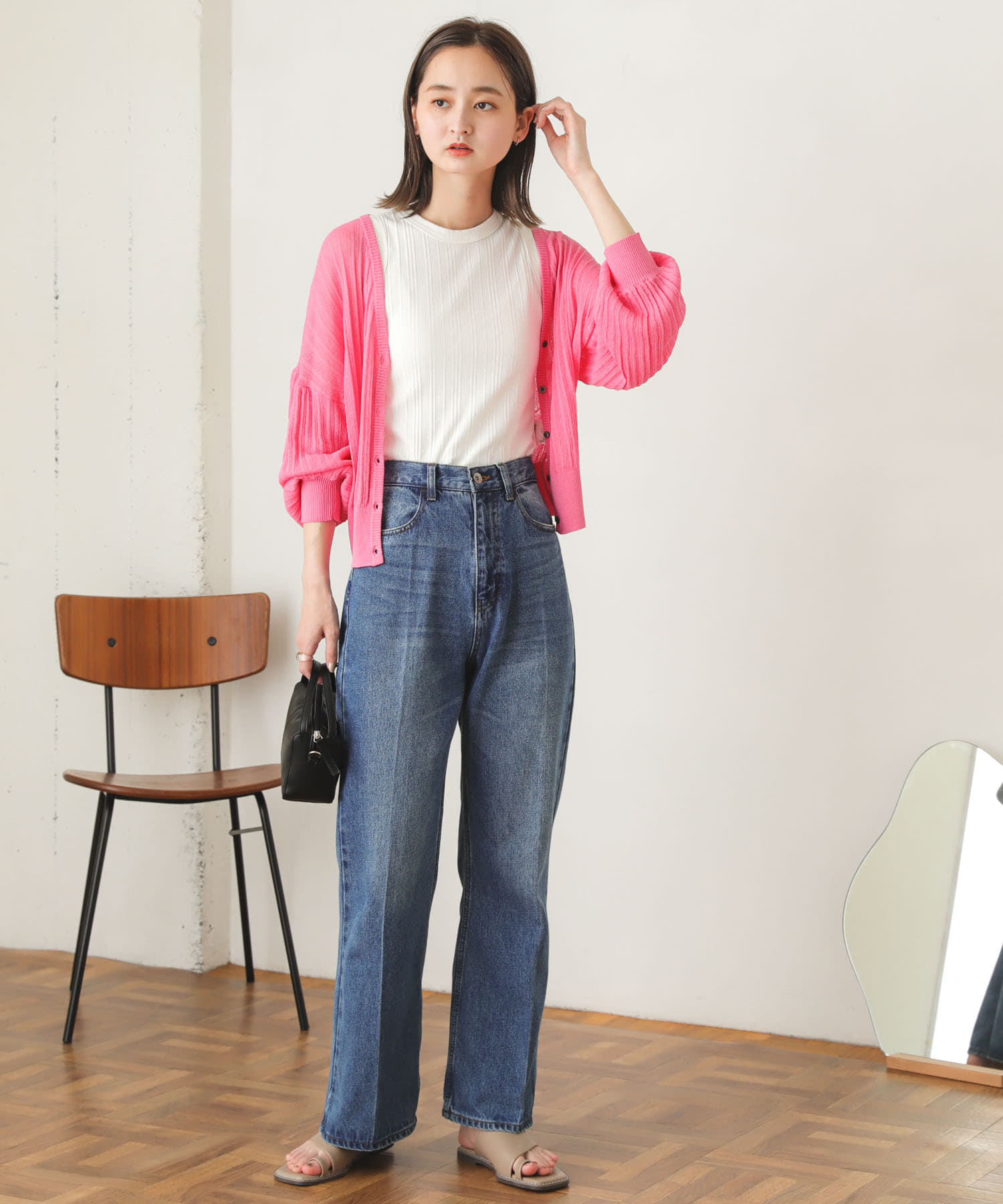 身長：169cm サイズ：one