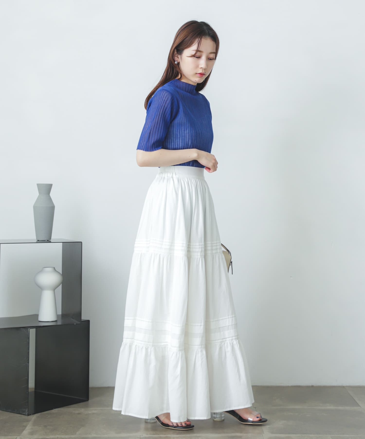 身長：156cm サイズ：one