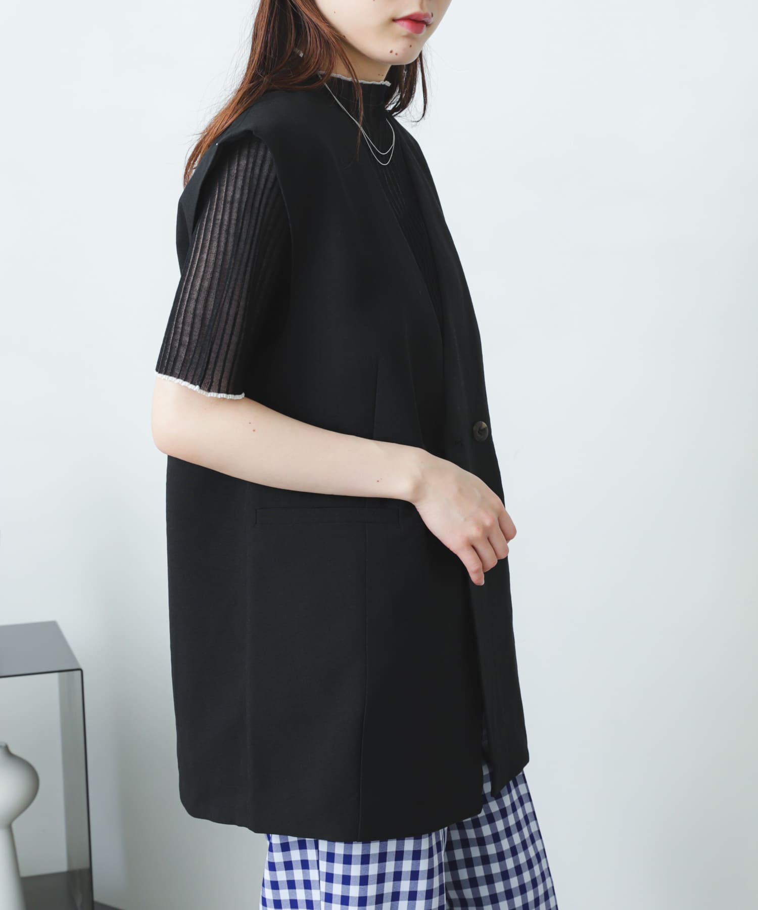 身長：156cm サイズ：one